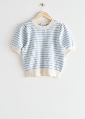 White/Blue Stripes