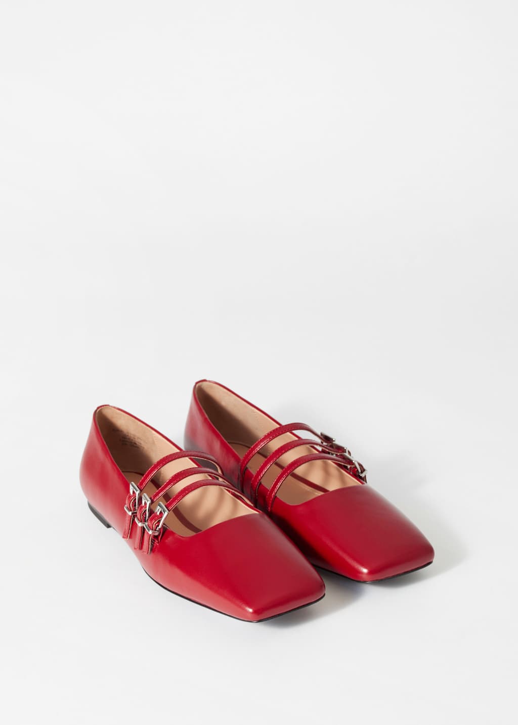 Image of Ballerines Mary-Jane en cuir