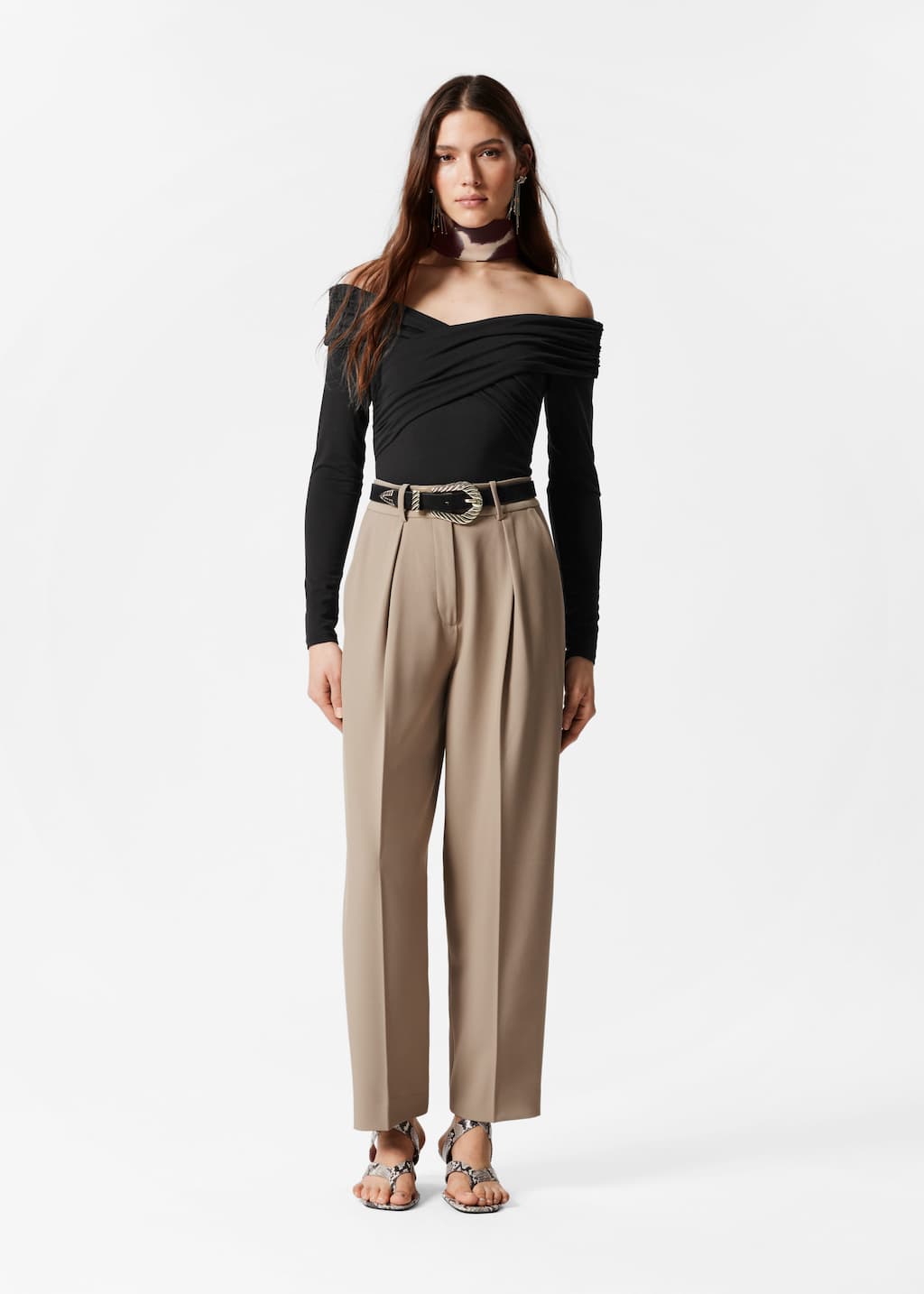 Image of Tailored Tapered Trousers
