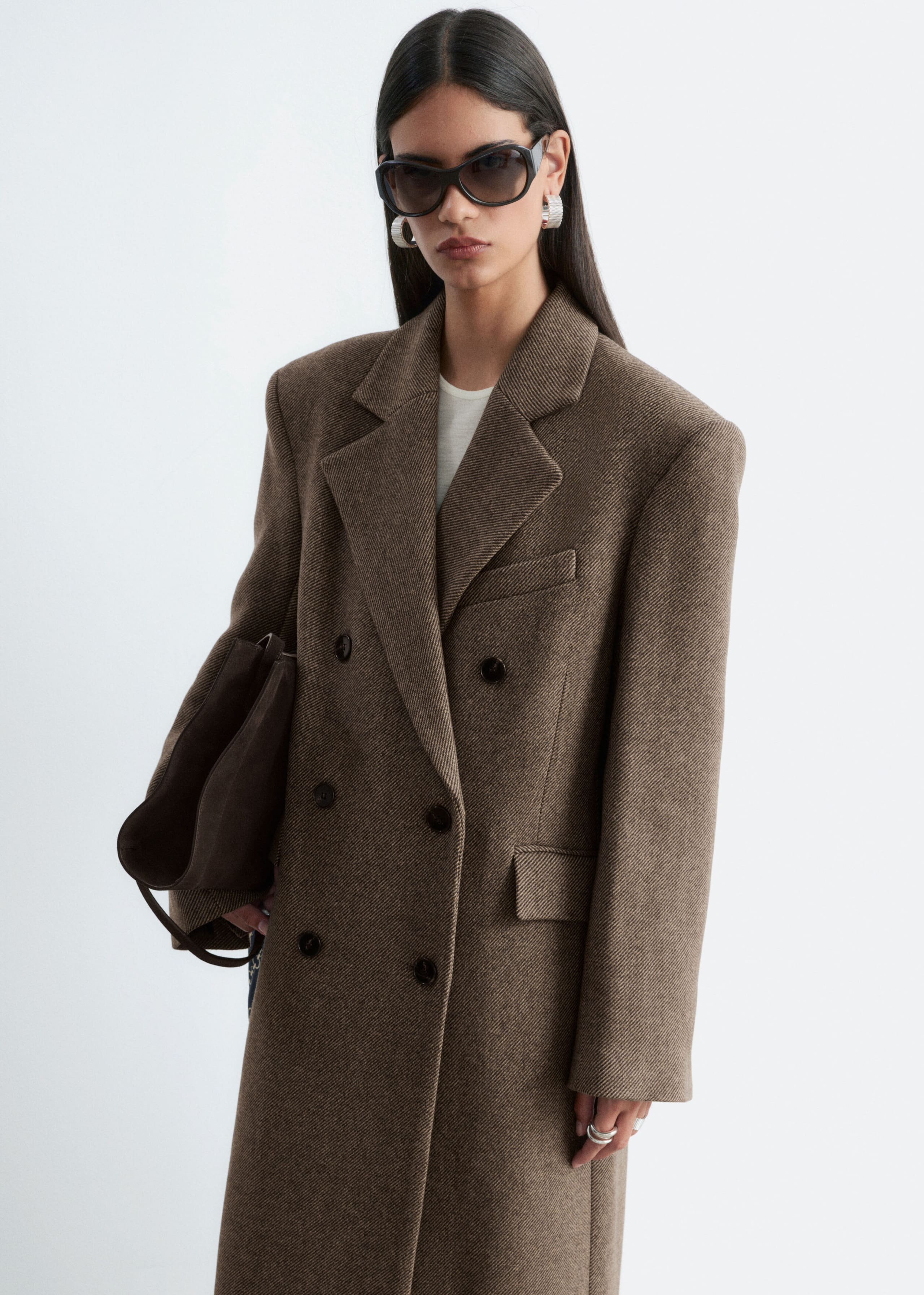 Long Wool Coat - Brown - Still Life