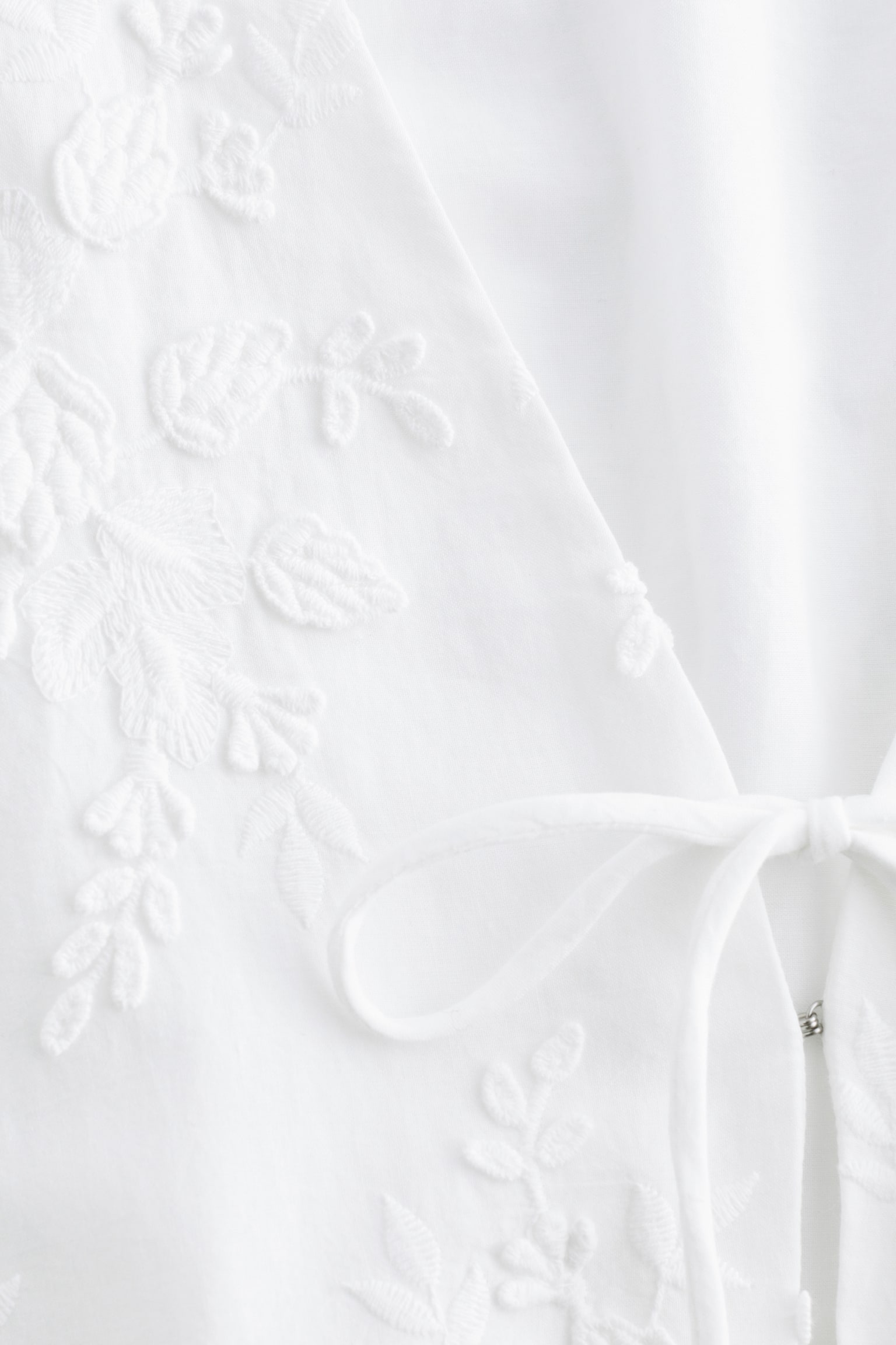 Minivestido bordado - Blanco - 8