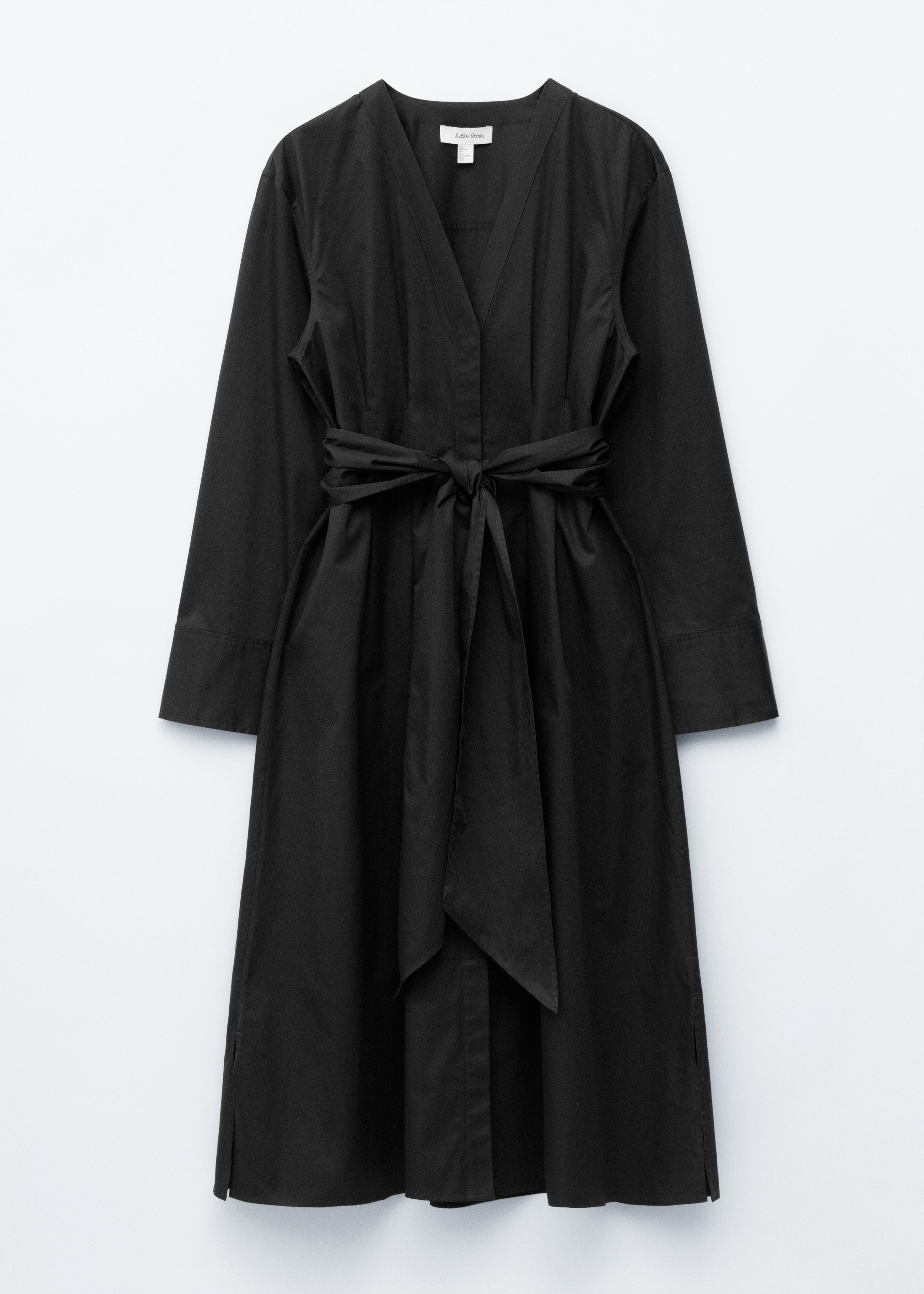 Cotton Shirt Midi Dress