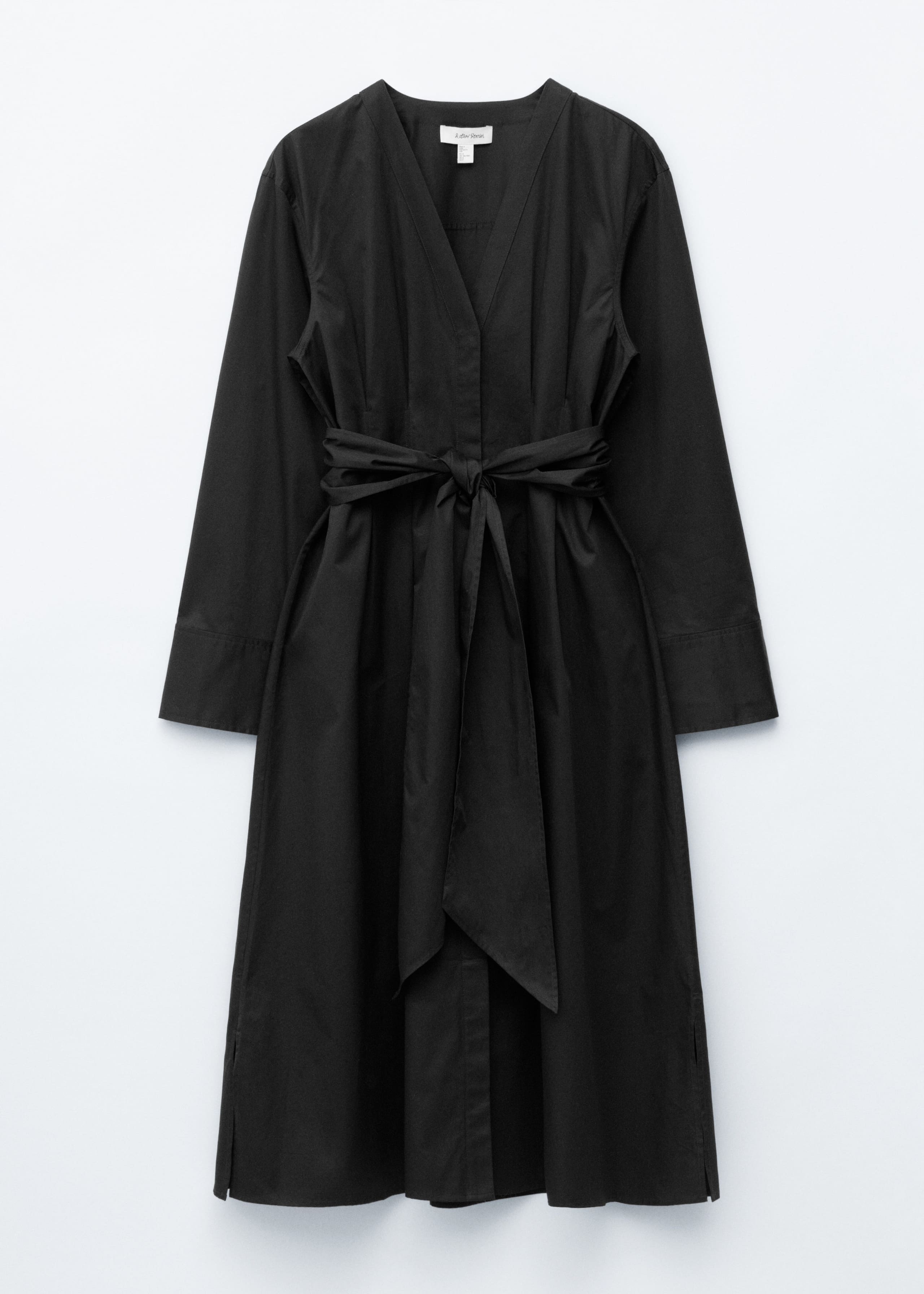 Image of Cotton Shirt Midi Dress