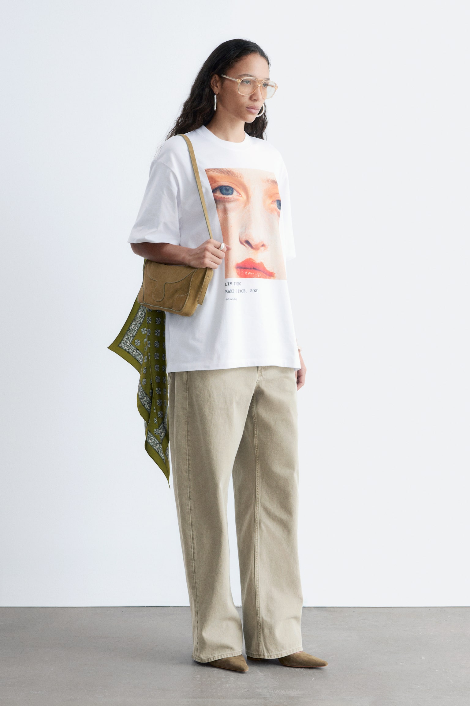 T-shirt oversize à imprimé - Blanc/Imprimé blanc/Blanc/Imprimé blanc/Blanc/Imprimé blanc - 8