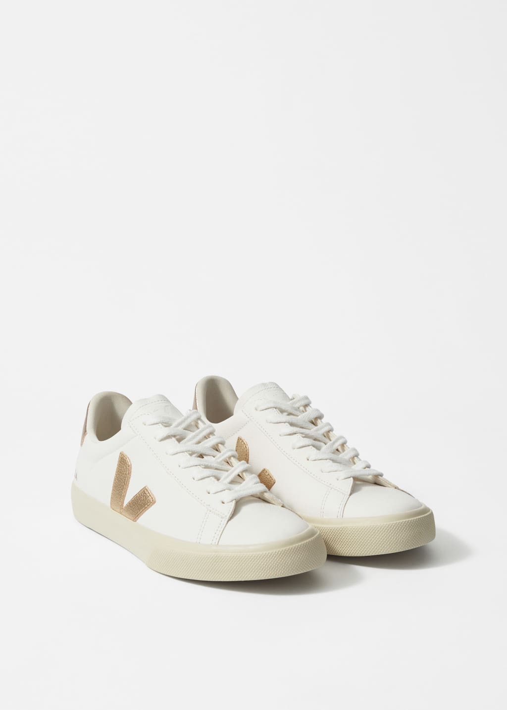 VejaCampoLeatherSneakers - Weiß/Beige - Stillleben