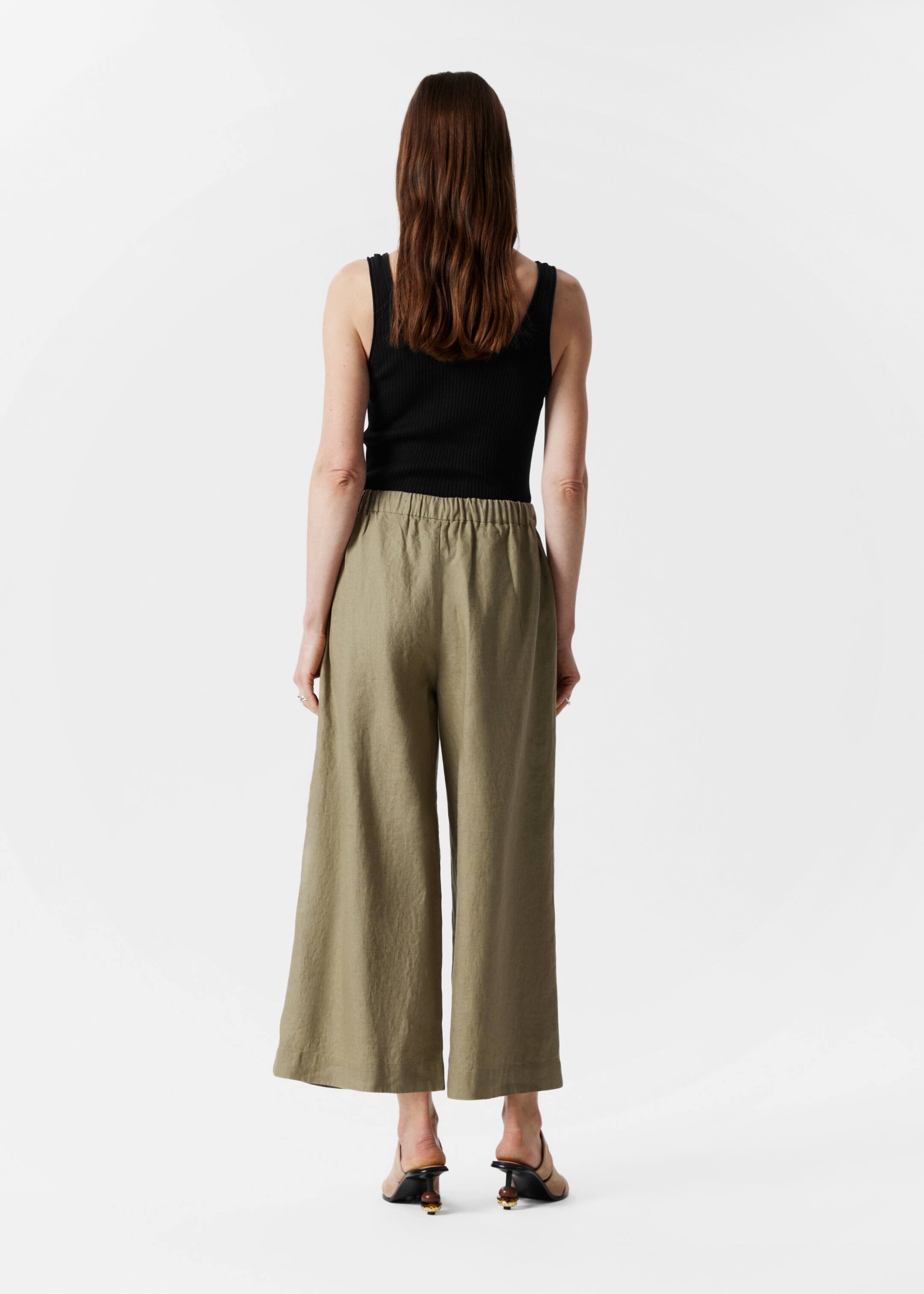 Visualizza immagine più grande: Culotte in lino - Verde kaki - DONNA | H&M IT 3