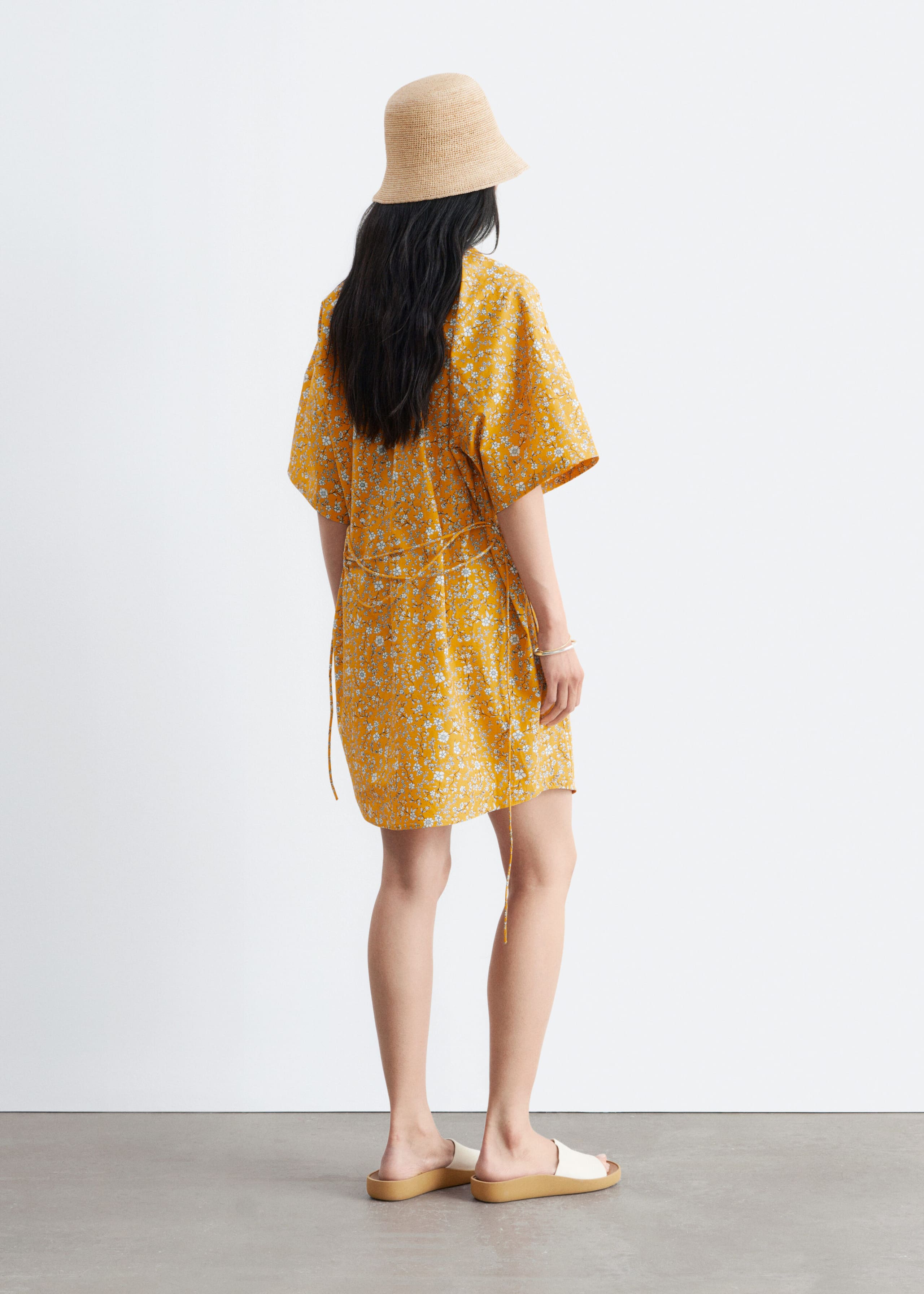 Image of Robe courte en coton