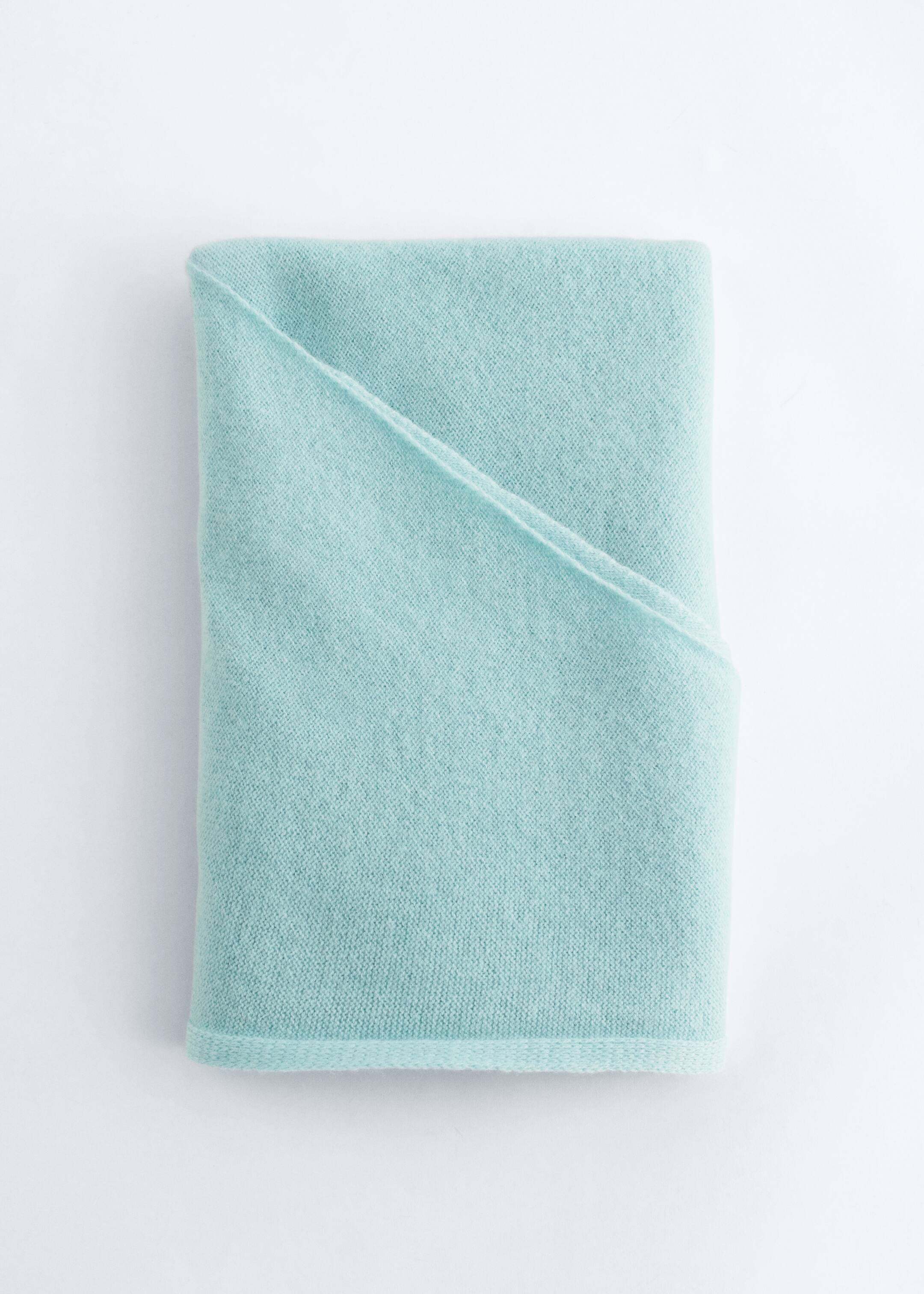 Ver imagen más grande: Bufanda de pura lana - Turquesa claro - MUJER | H&M ES 3