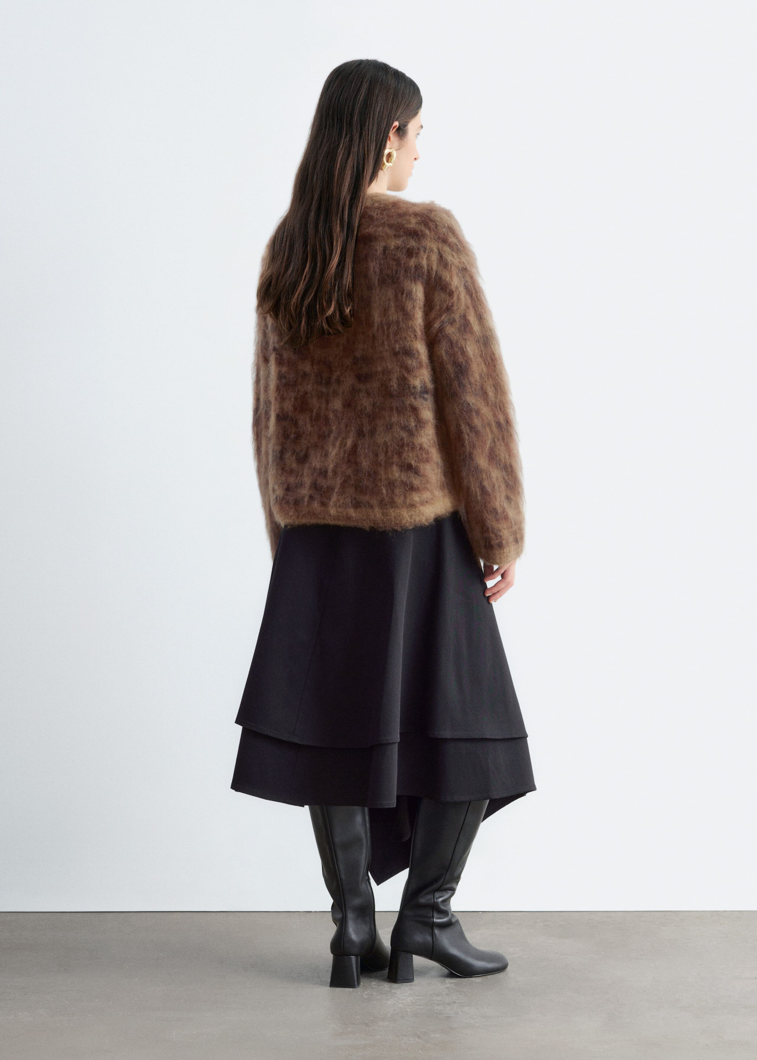 Mohair Blend Jumper - Dark Beige - Still Life