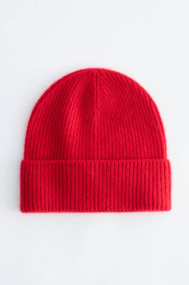 Mütze aus Kaschmir - Rot/Beige/Blau/Weiß/Cremefarben/Blaugrün - 1