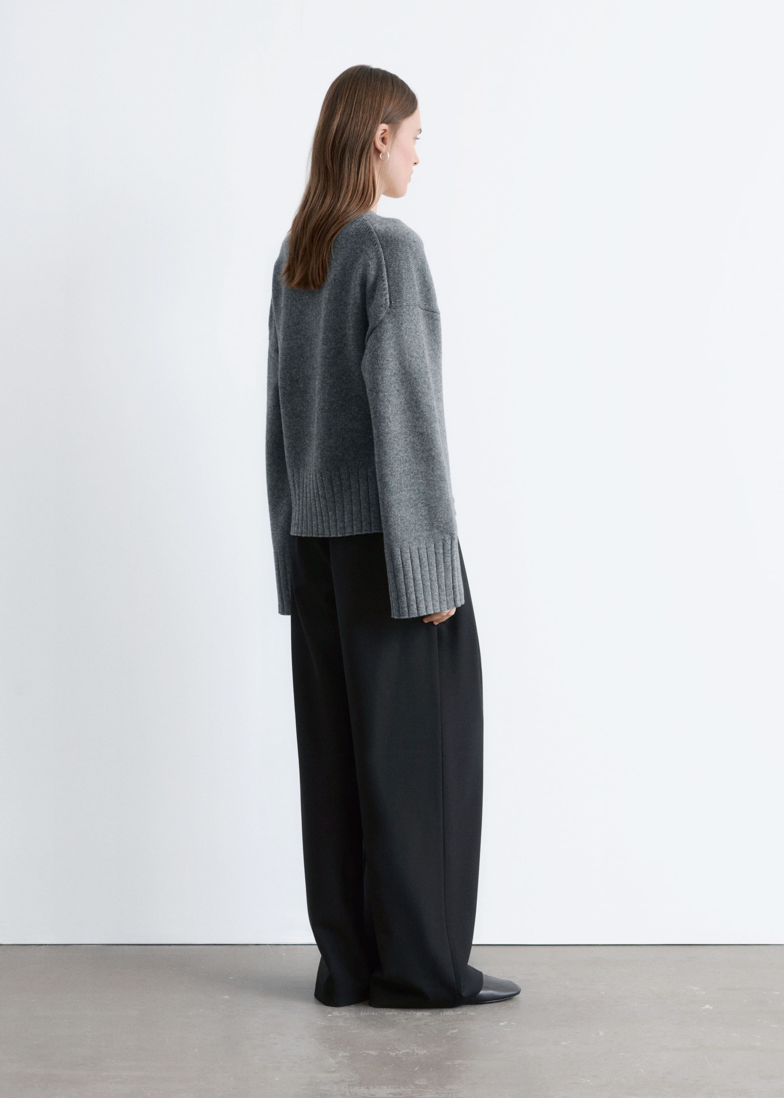Image of Tapered Knit Cardigan