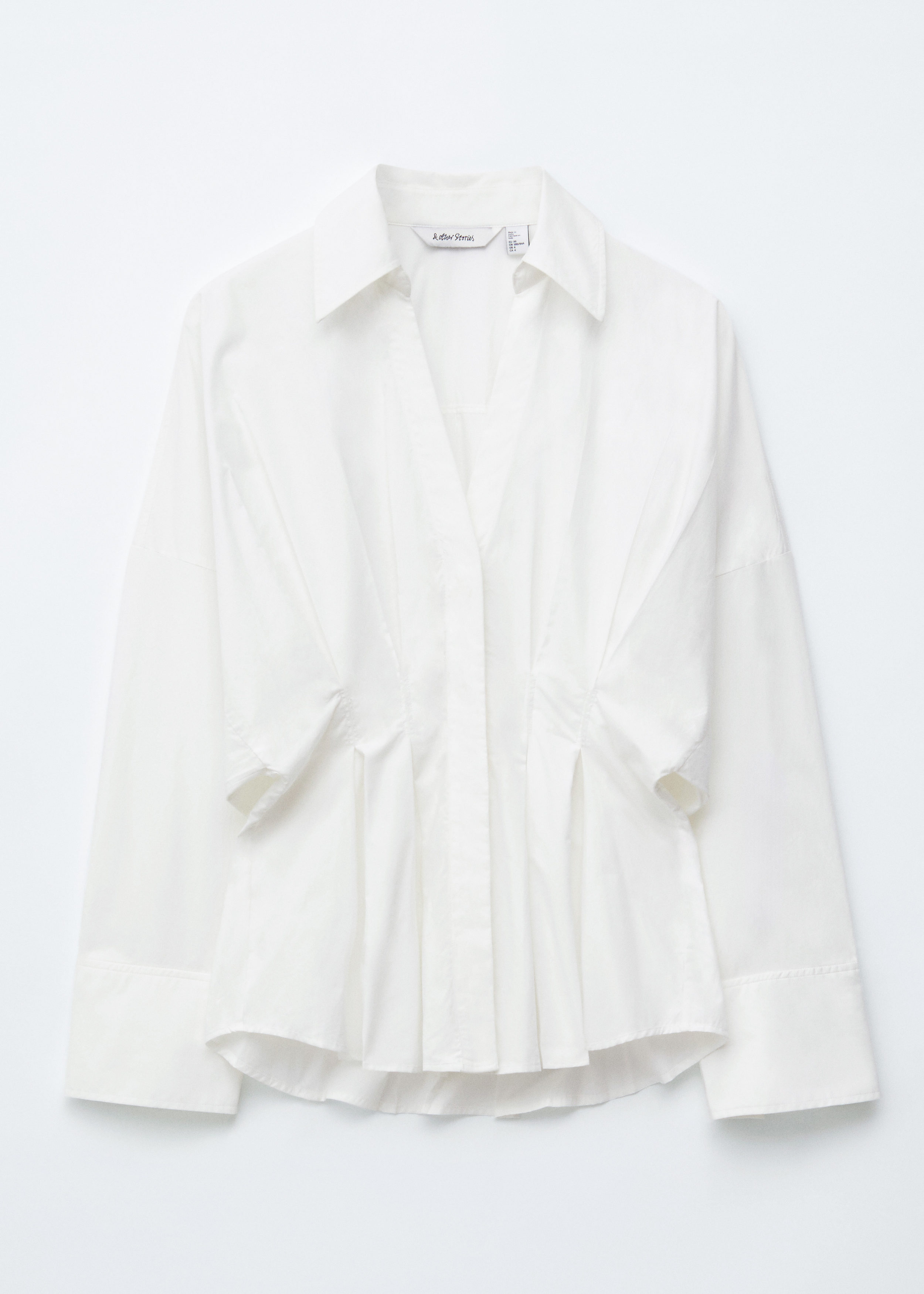Fitted-Waist Cotton Shirt