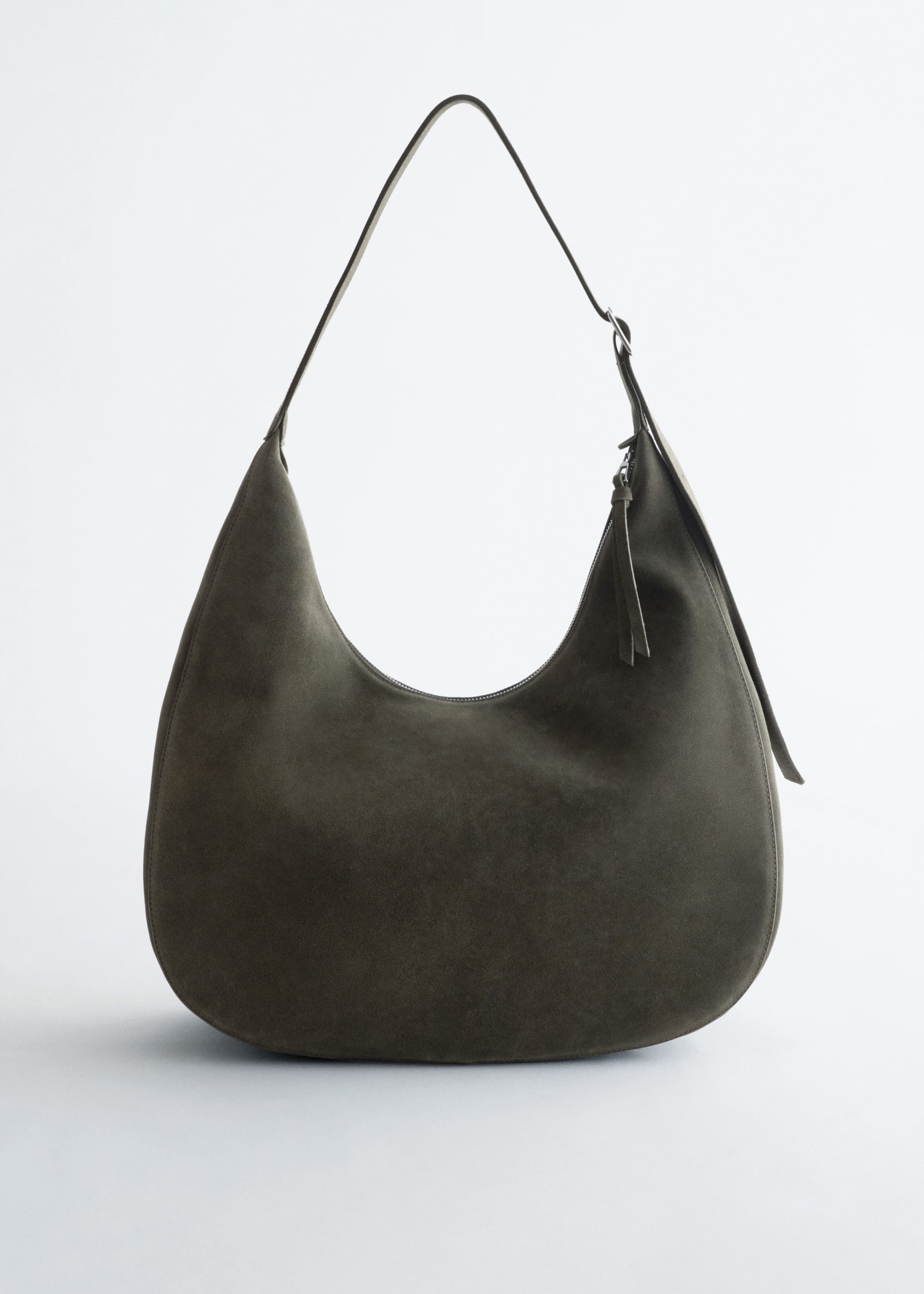 Image of Suede Shoulder Bag