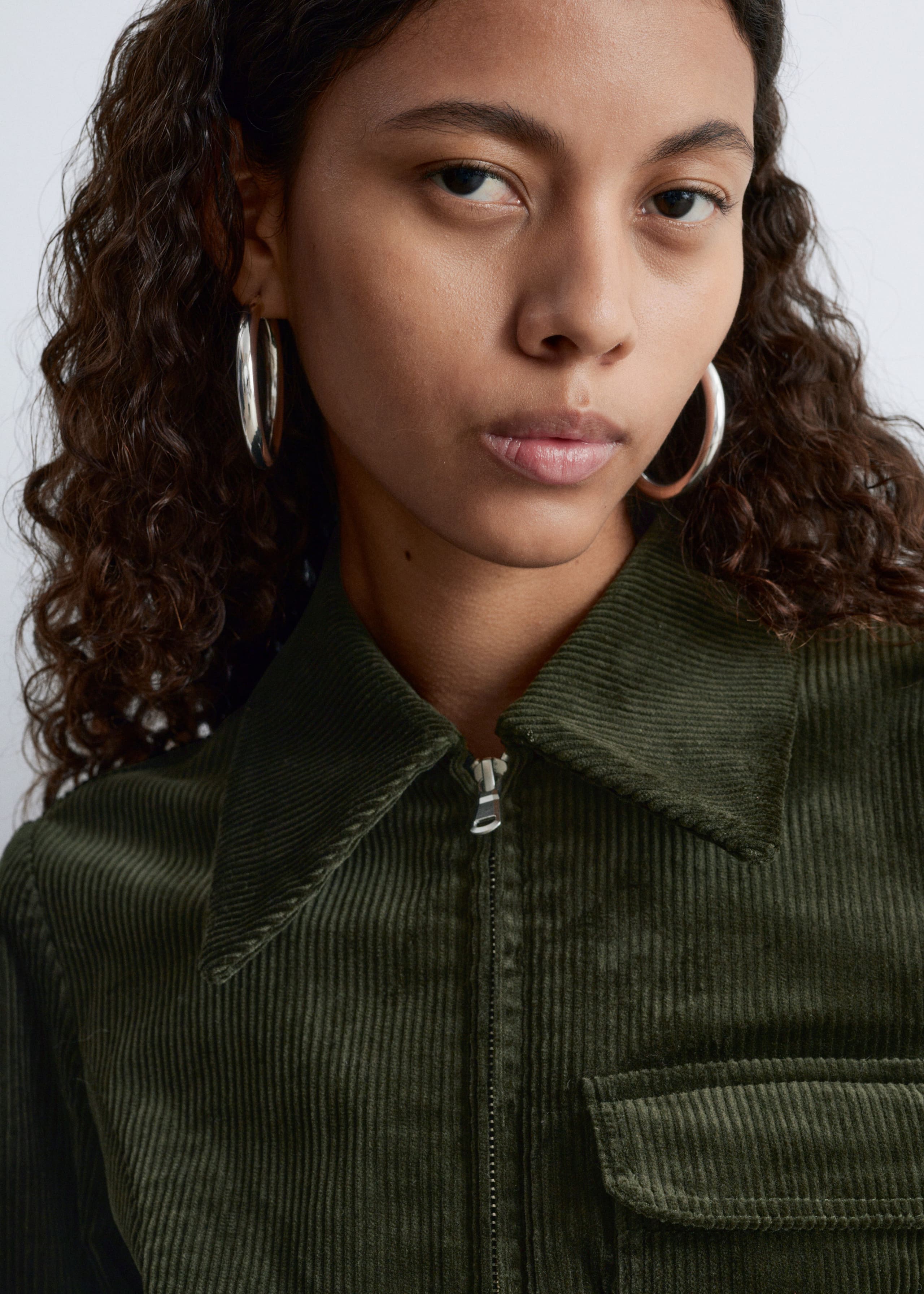 Image of Cord-Jumpsuit mit Gürtel