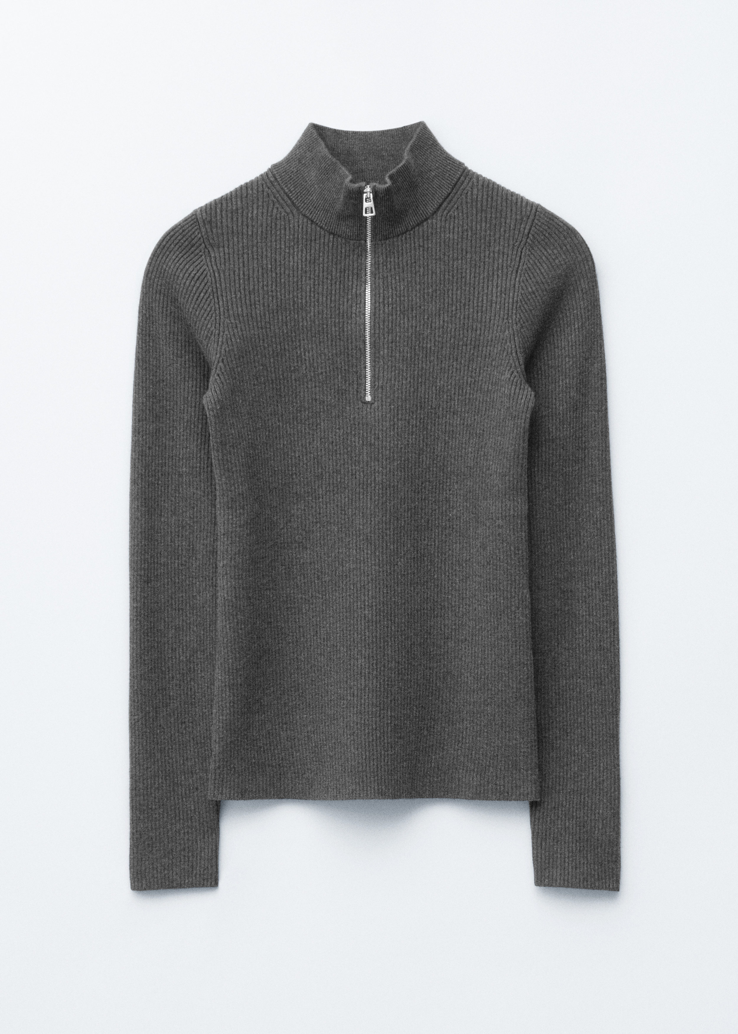Zip-Top Mock Neck Jumper