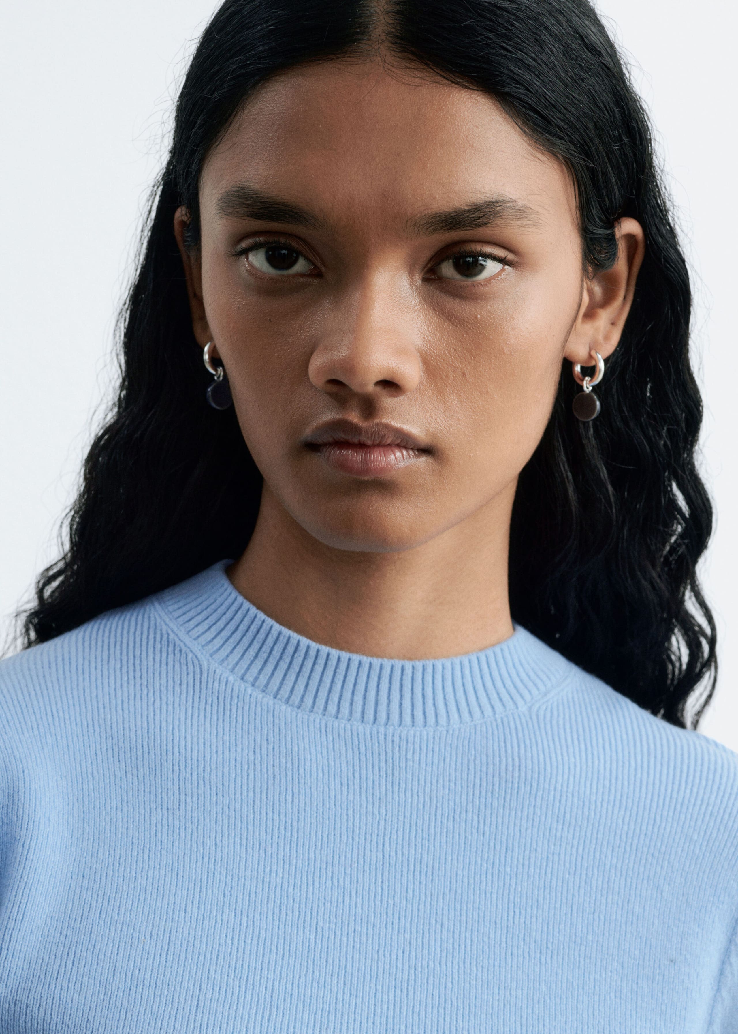 Wollen top - Lichtblauw - Lookbook