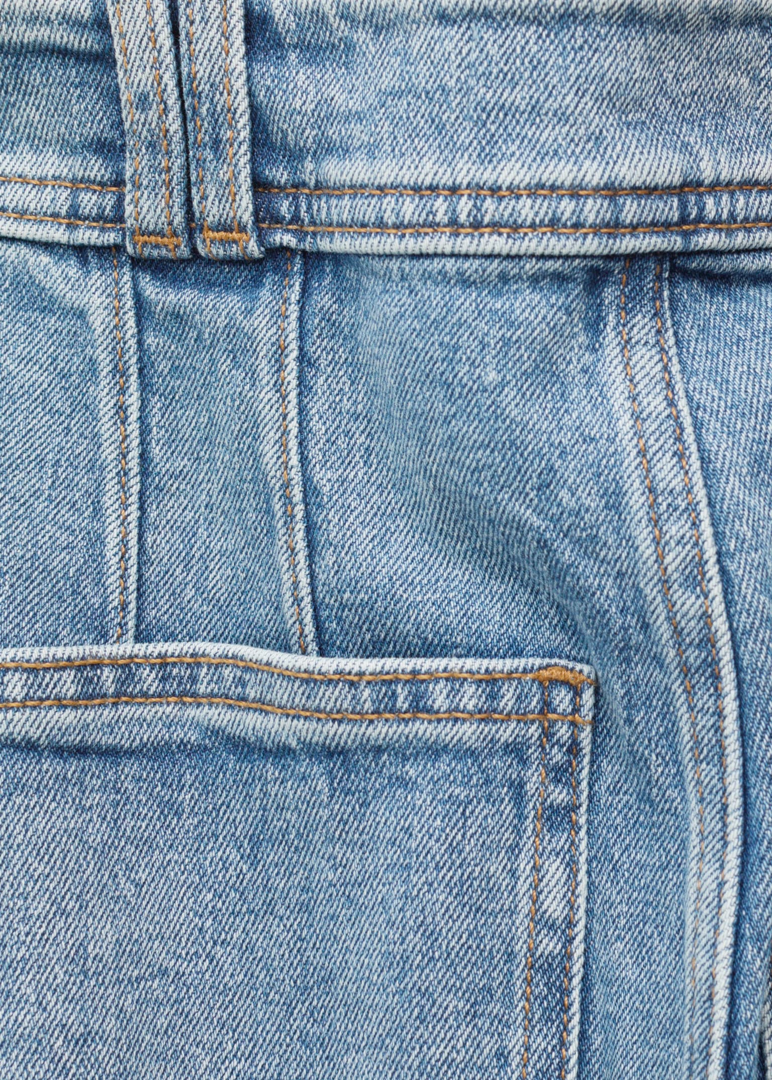 Press-Crease Flared Jeans - Washed Light Blue/Black/Washed Mid Blue - 2