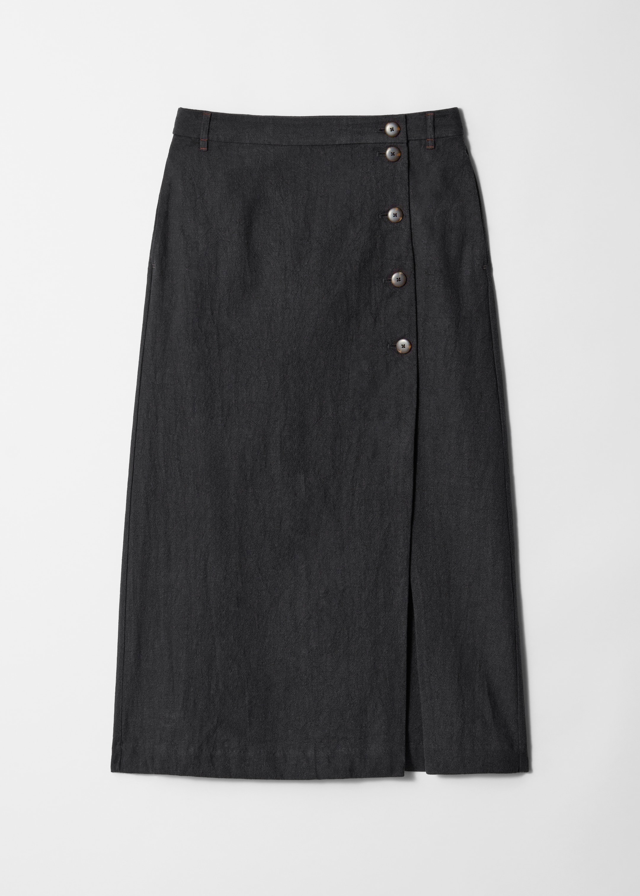 Grösseres Bild ansehen: Midirock in A-Linie - Schwarz - DAMEN | H&M CH 4