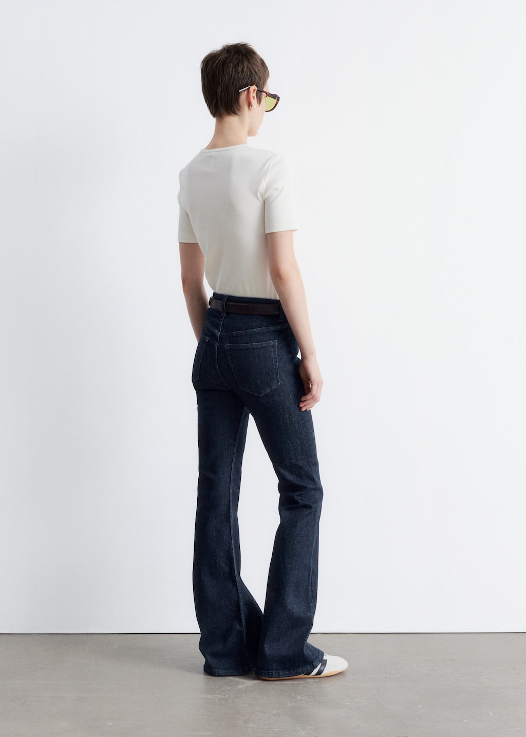 Image of Slim Low-Rise Bootcut Jeans