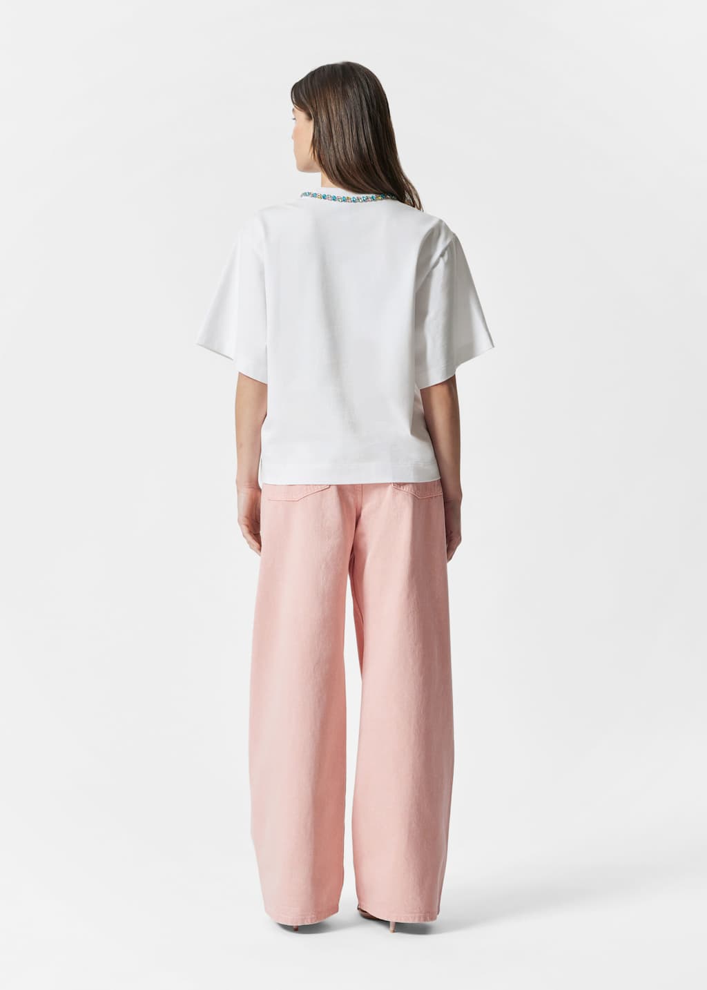 T-shirt orné - Noir - Lookbook