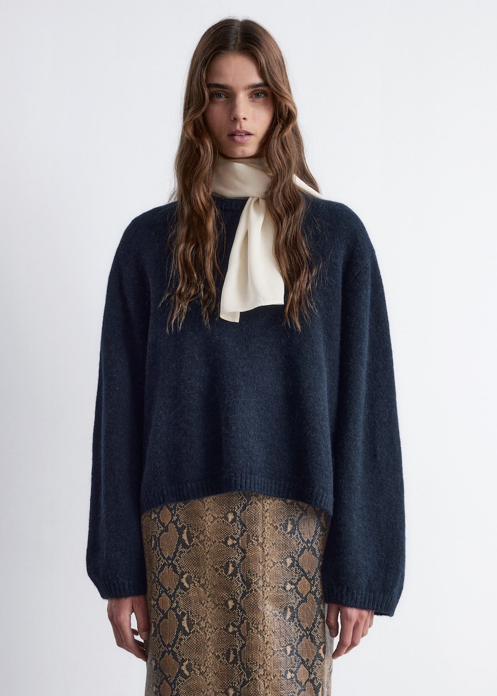 Image of Knitted Alpaca-Blend Sweater