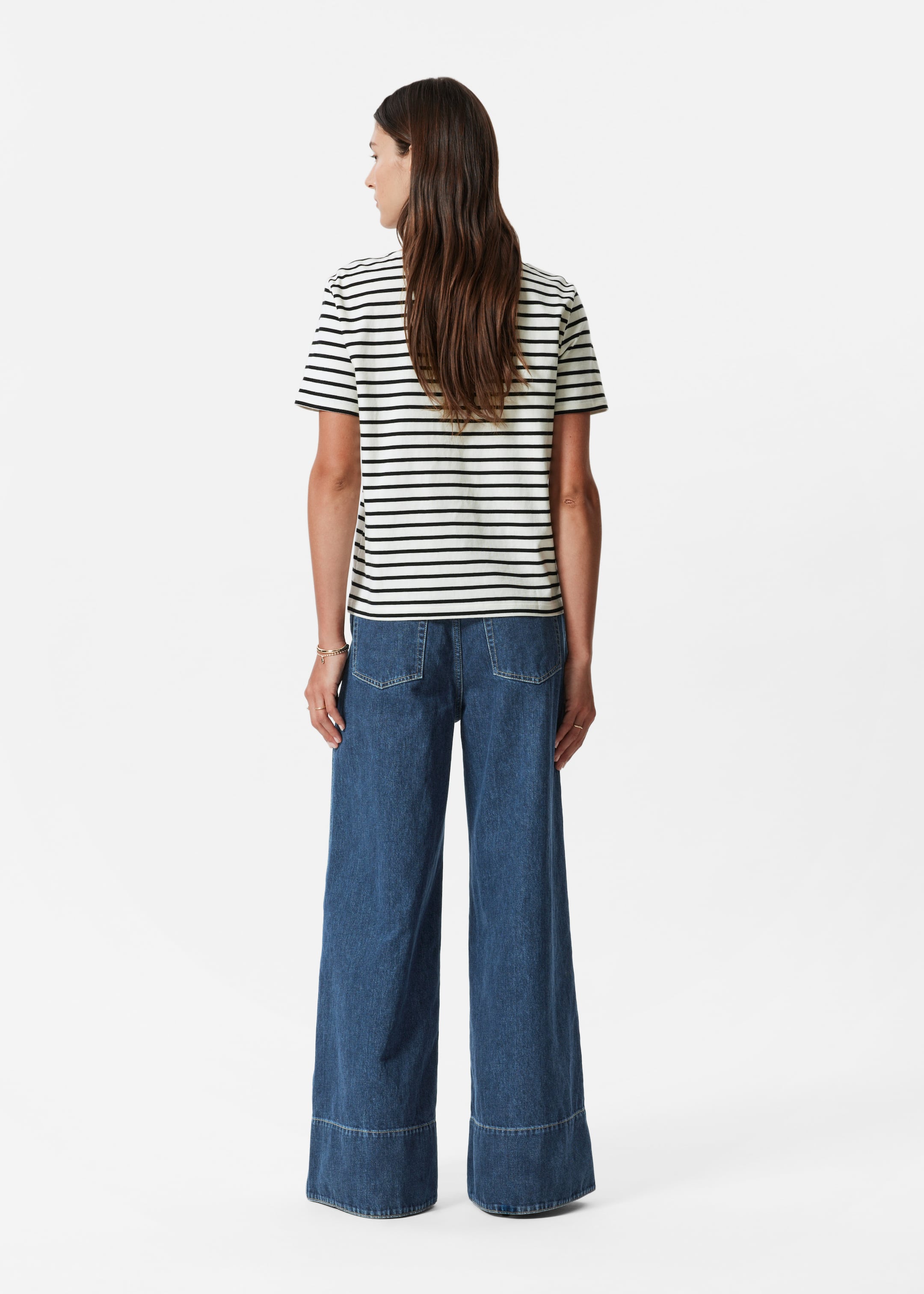 Zobrazit větší obrázek: Pruhované tričko - Black/White Striped - ŽENY | H&M CZ 4