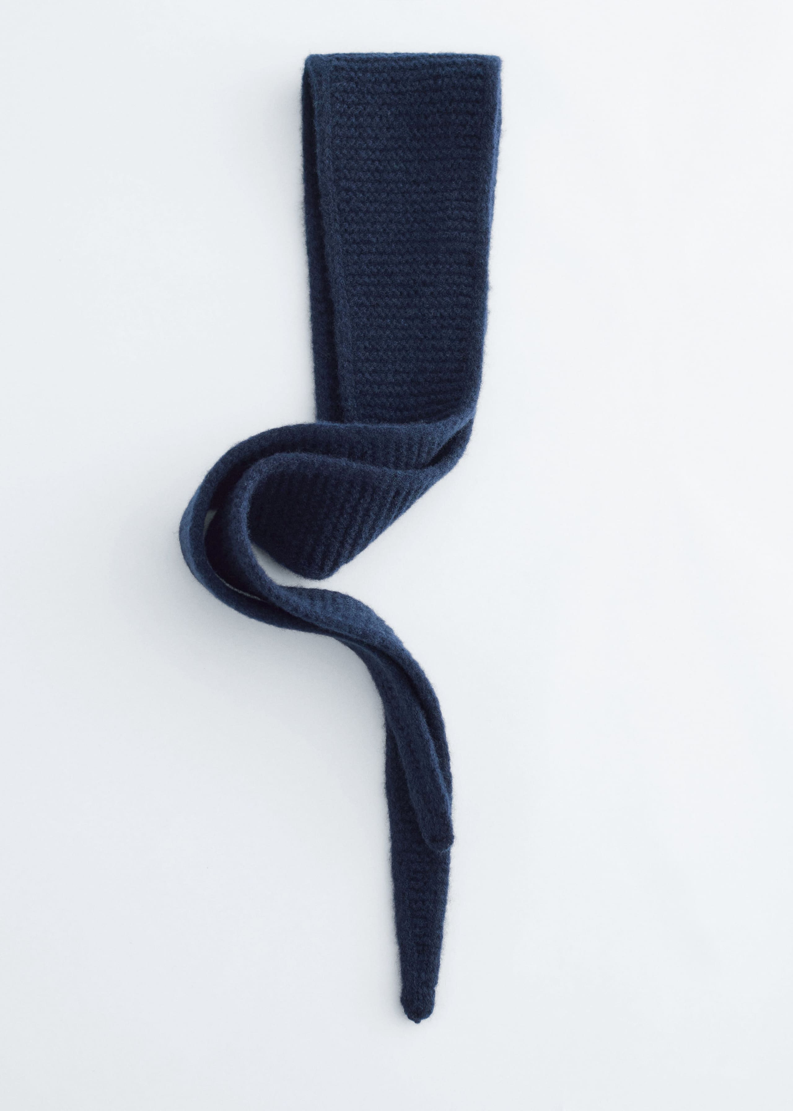 Image of Purl Knit Wool Scarf