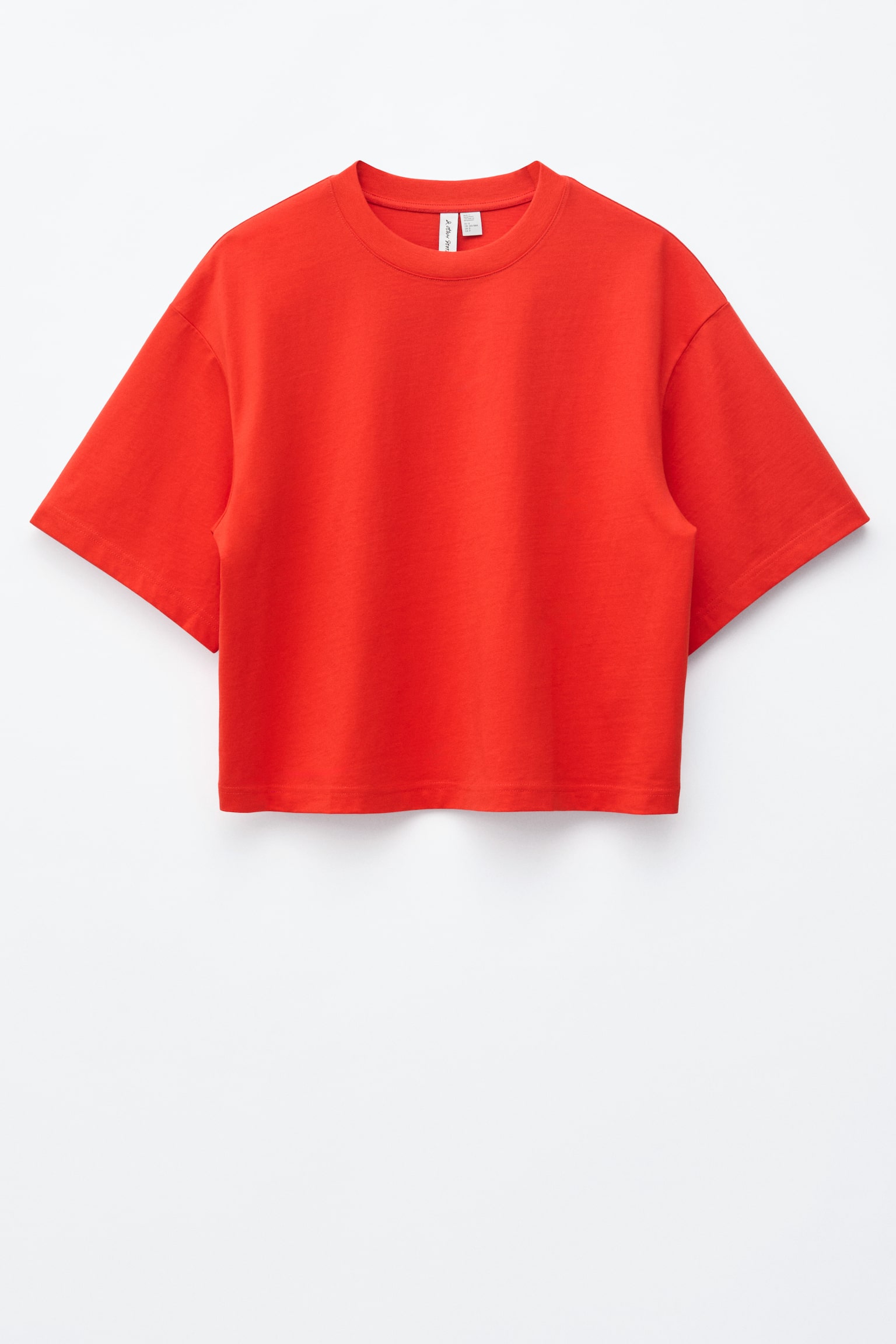 T-shirt structuré - Rouge/Jaune/Blanc/Noir/Bleu clair/Gris/Marron Clair - 2