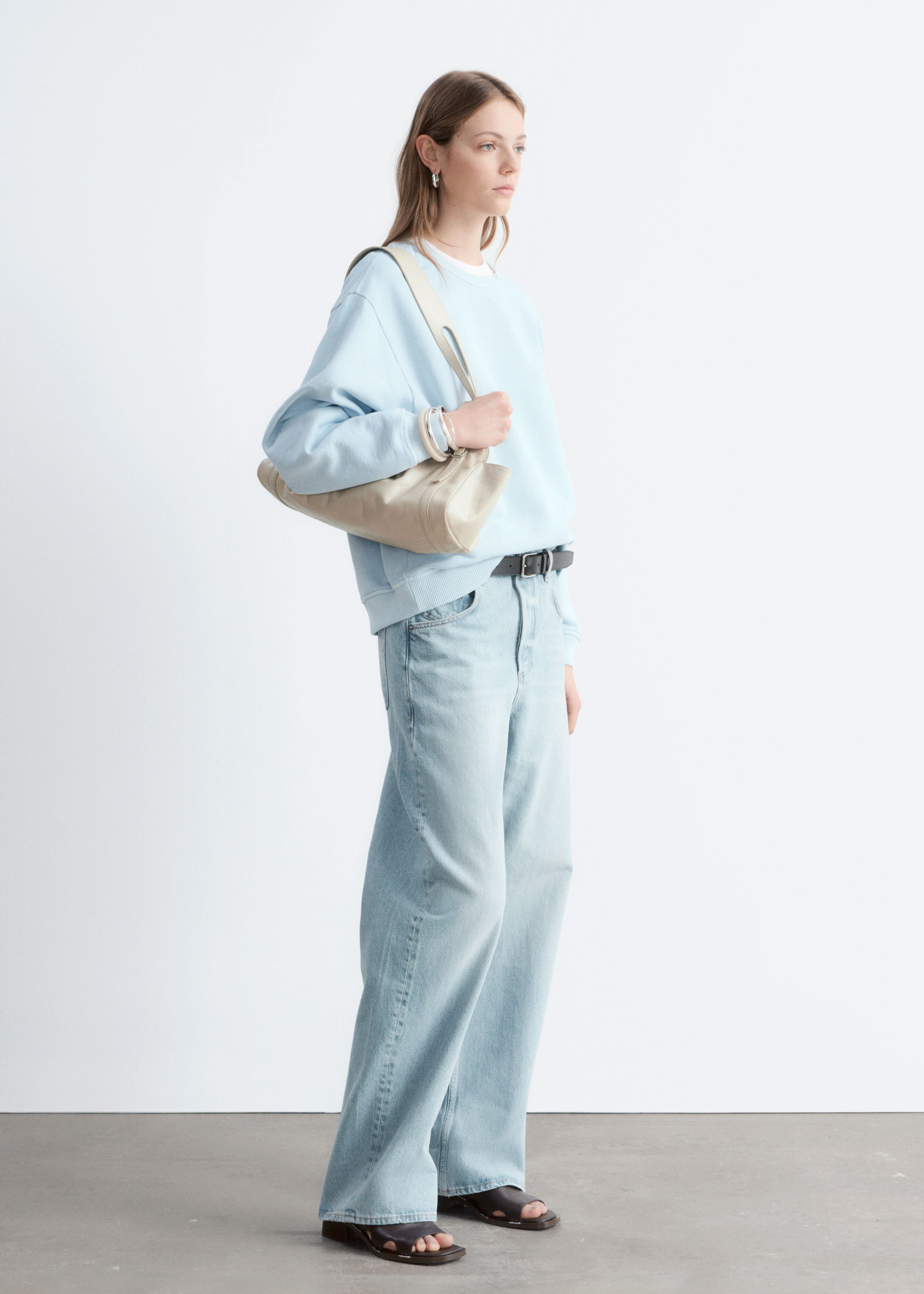 Image of Oversized Cotton-Jersey Sweatshirt