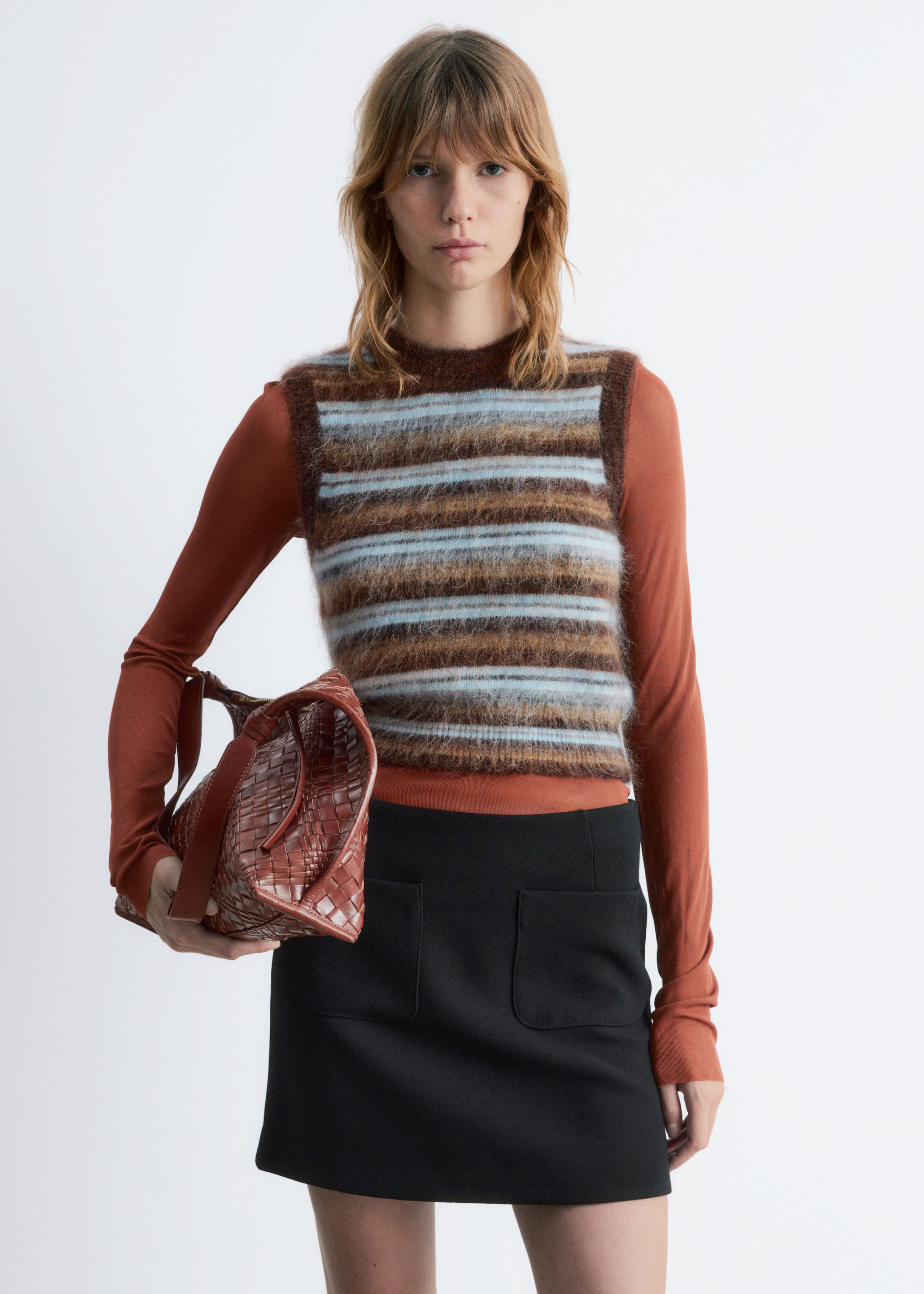 Image of A-line Mini Skirt