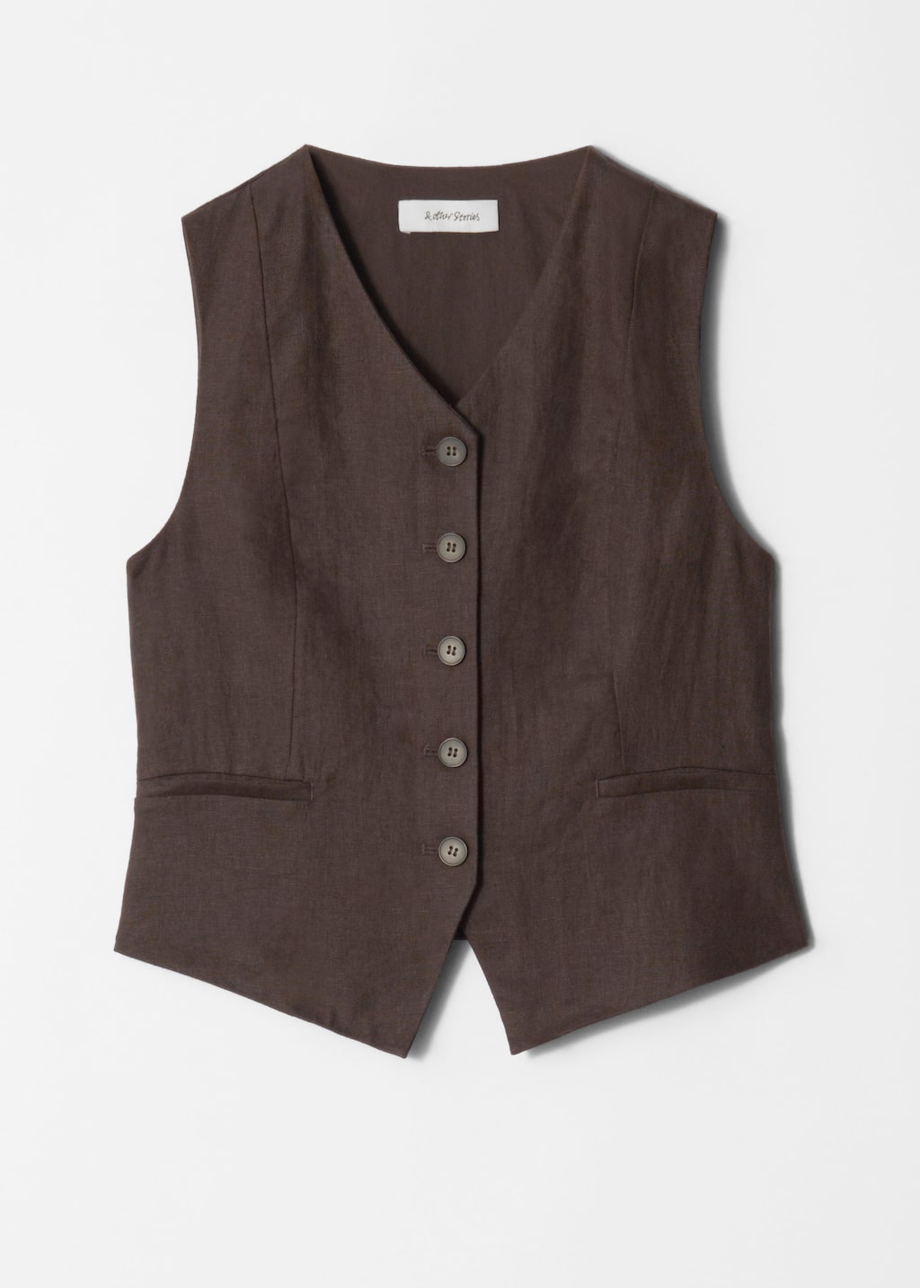 Gilet habillé en lin