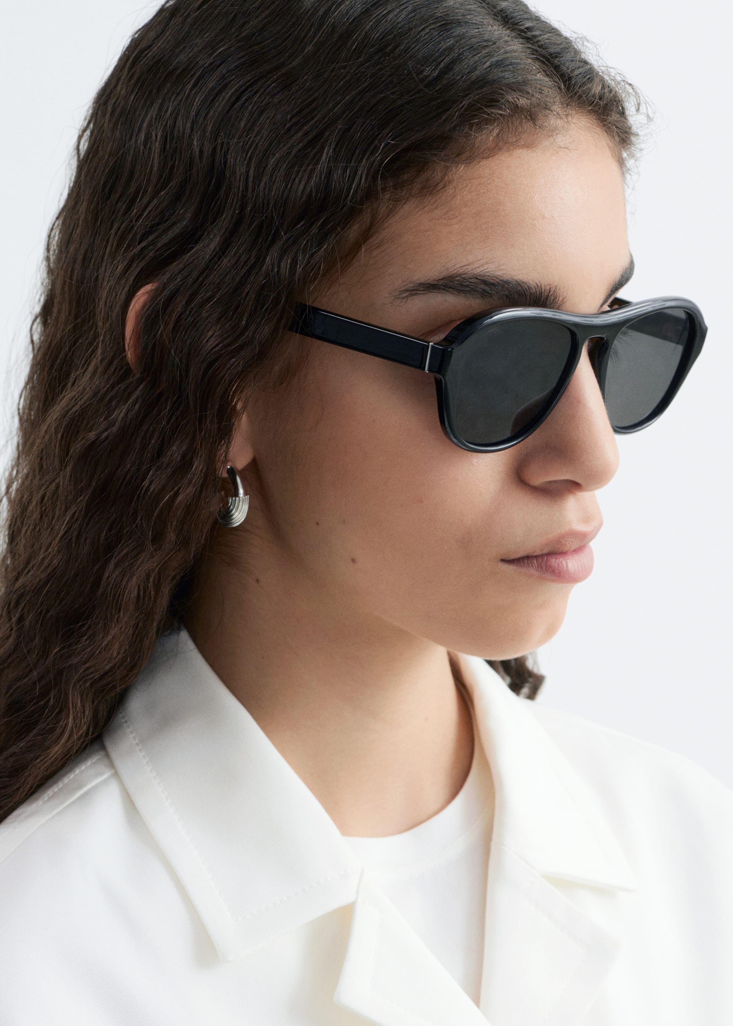 Image of Soft-Edge Square Sunglasses