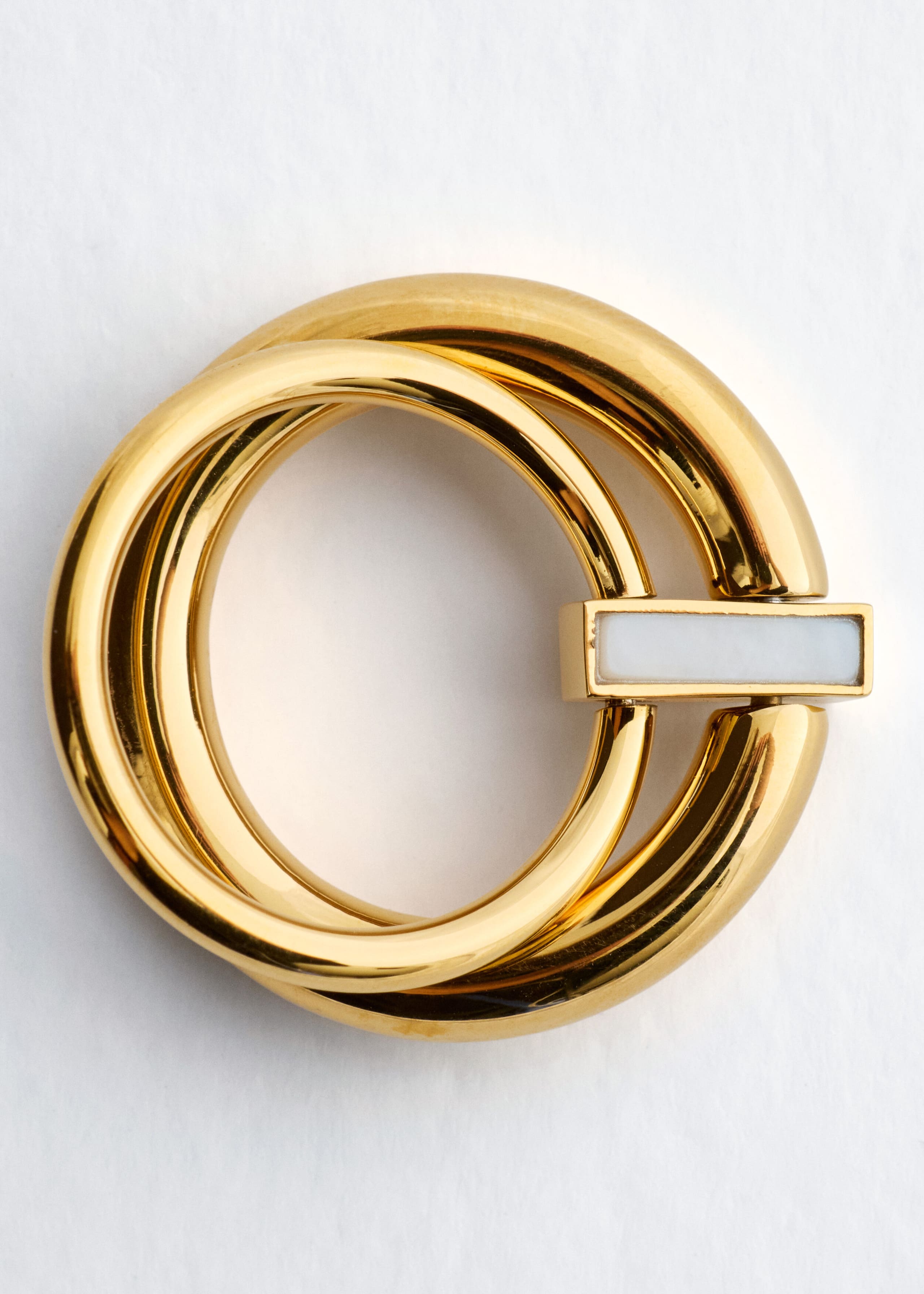 Double-Circle Brass Ring - {{variantName}} - Descriptive Detail