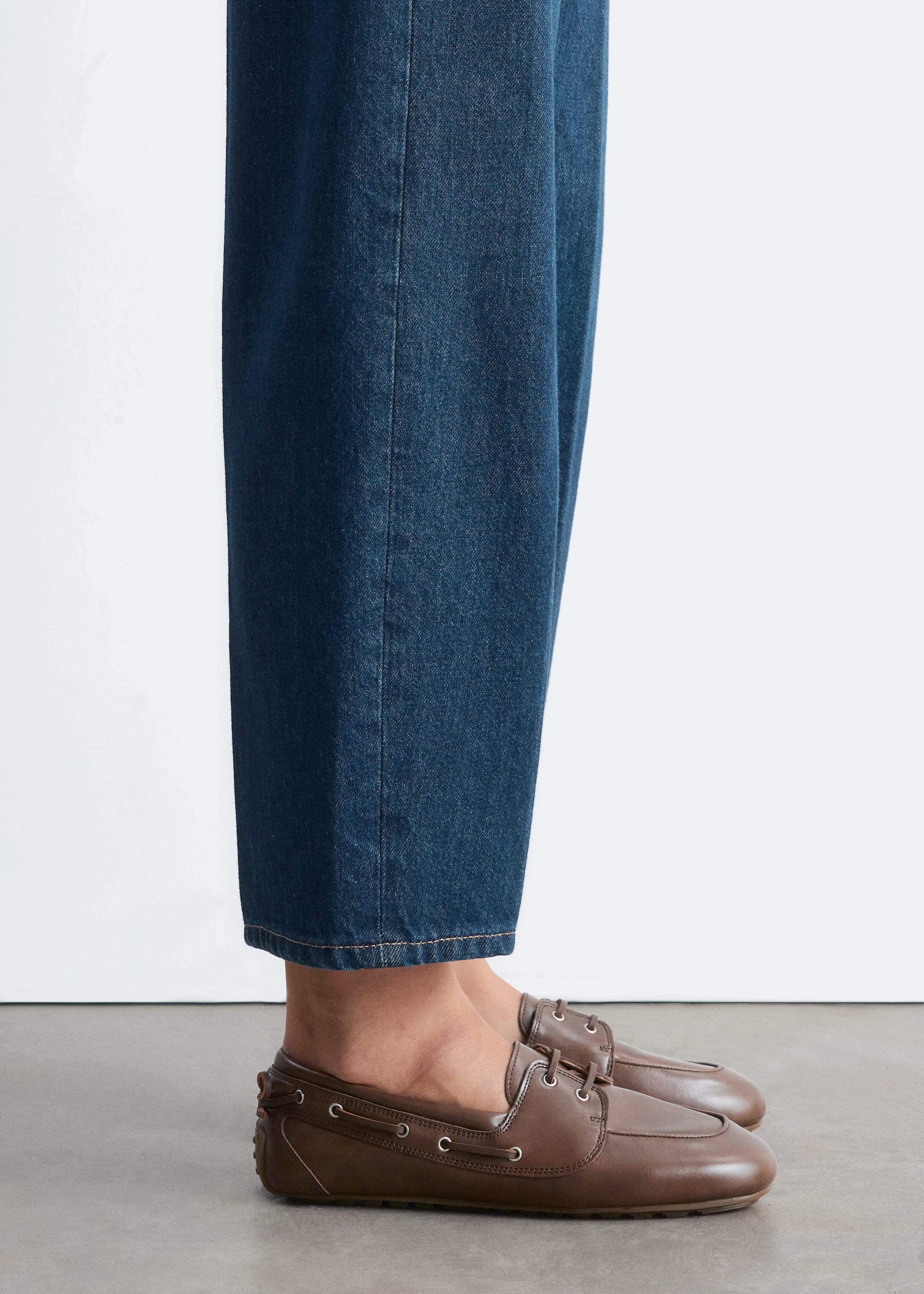 Visualizza immagine più grande: Scarpe da barca in pelle - Marrone - DONNA | H&M IT 1