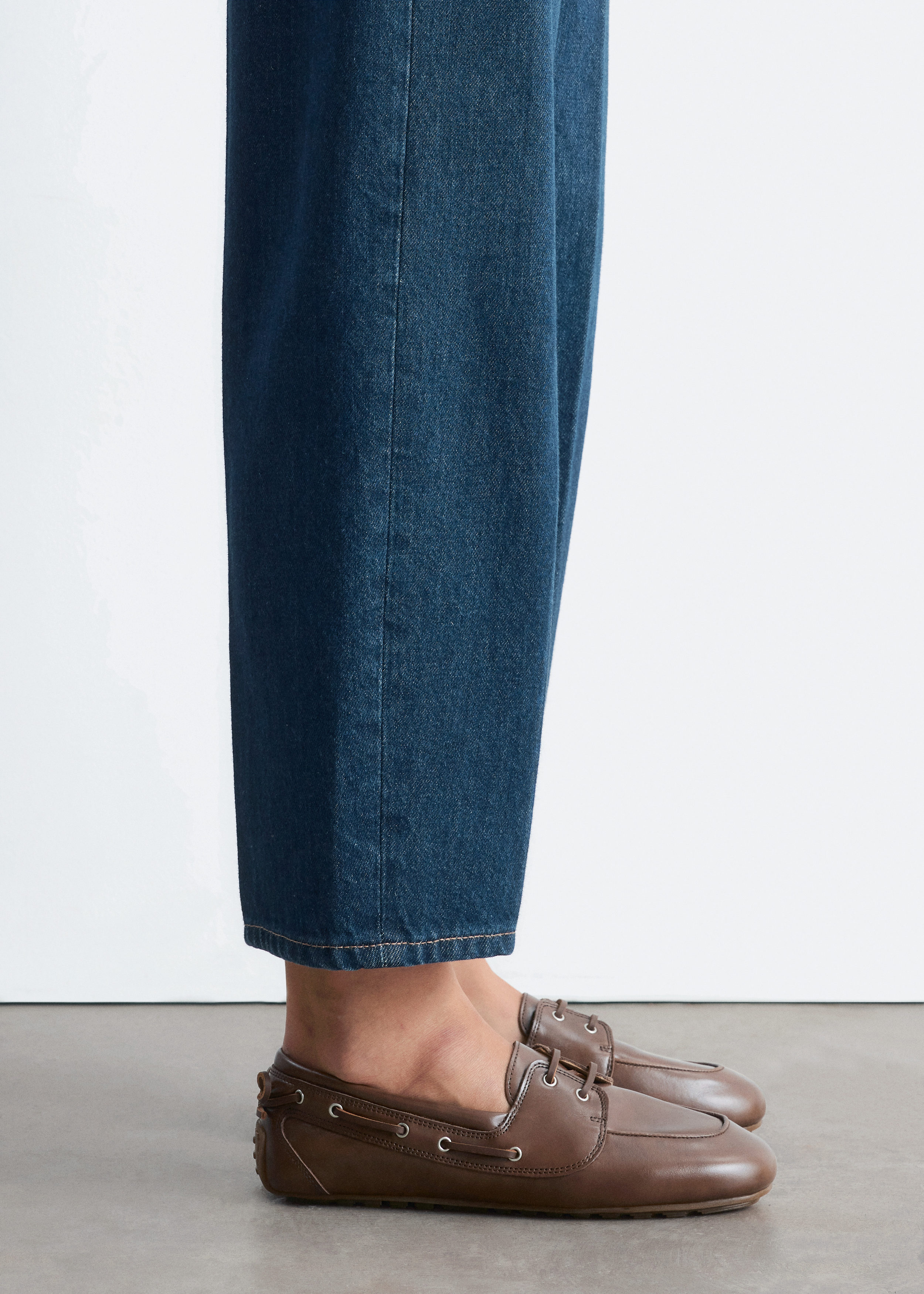 Leather Boat Shoes Brown Shoes Other Stories AD