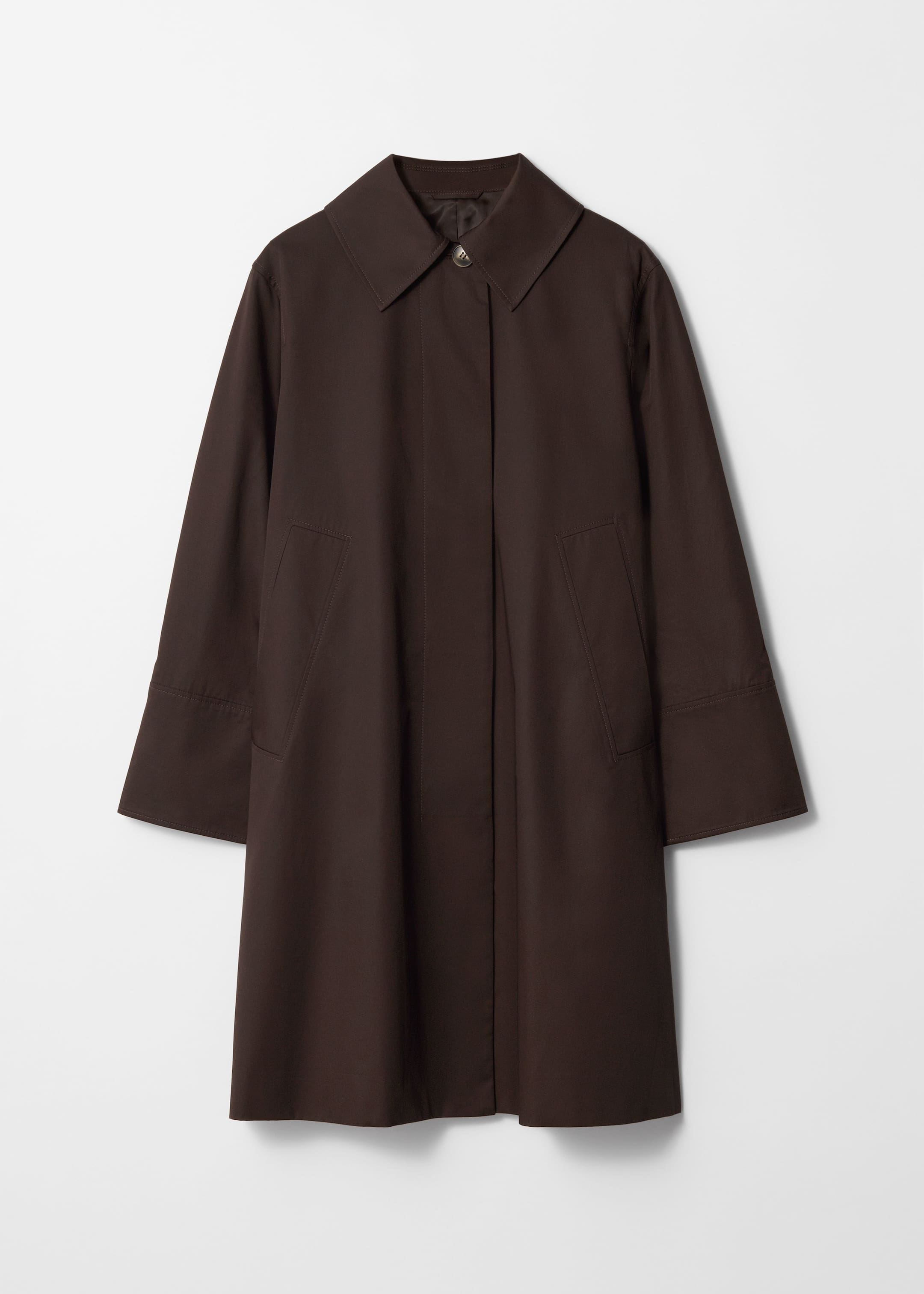 Ver imagen más grande: Abrigo de viaje con cuello - Marrón - MUJER | H&M ES 2