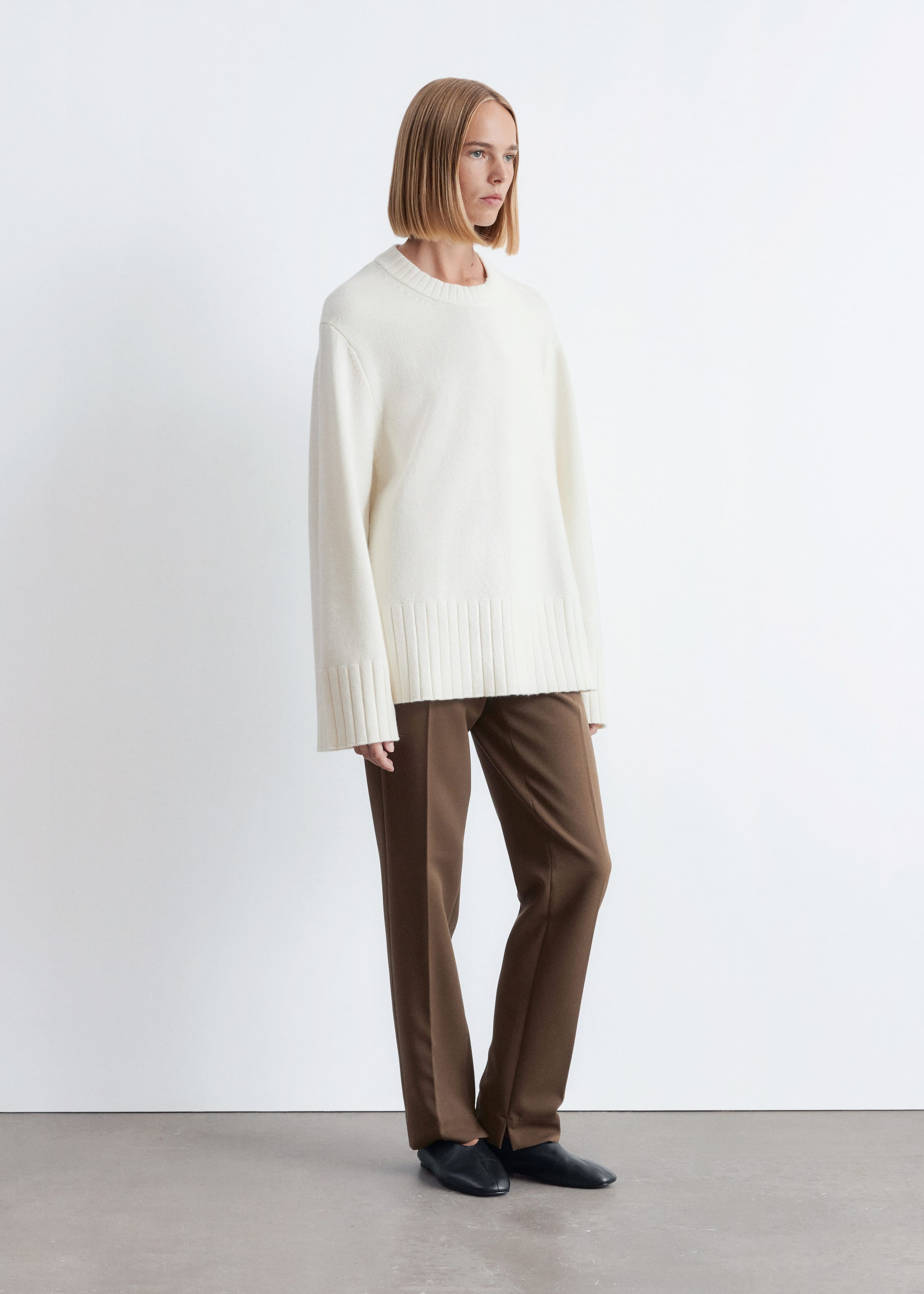 Image of Relaxed Knit Sweater