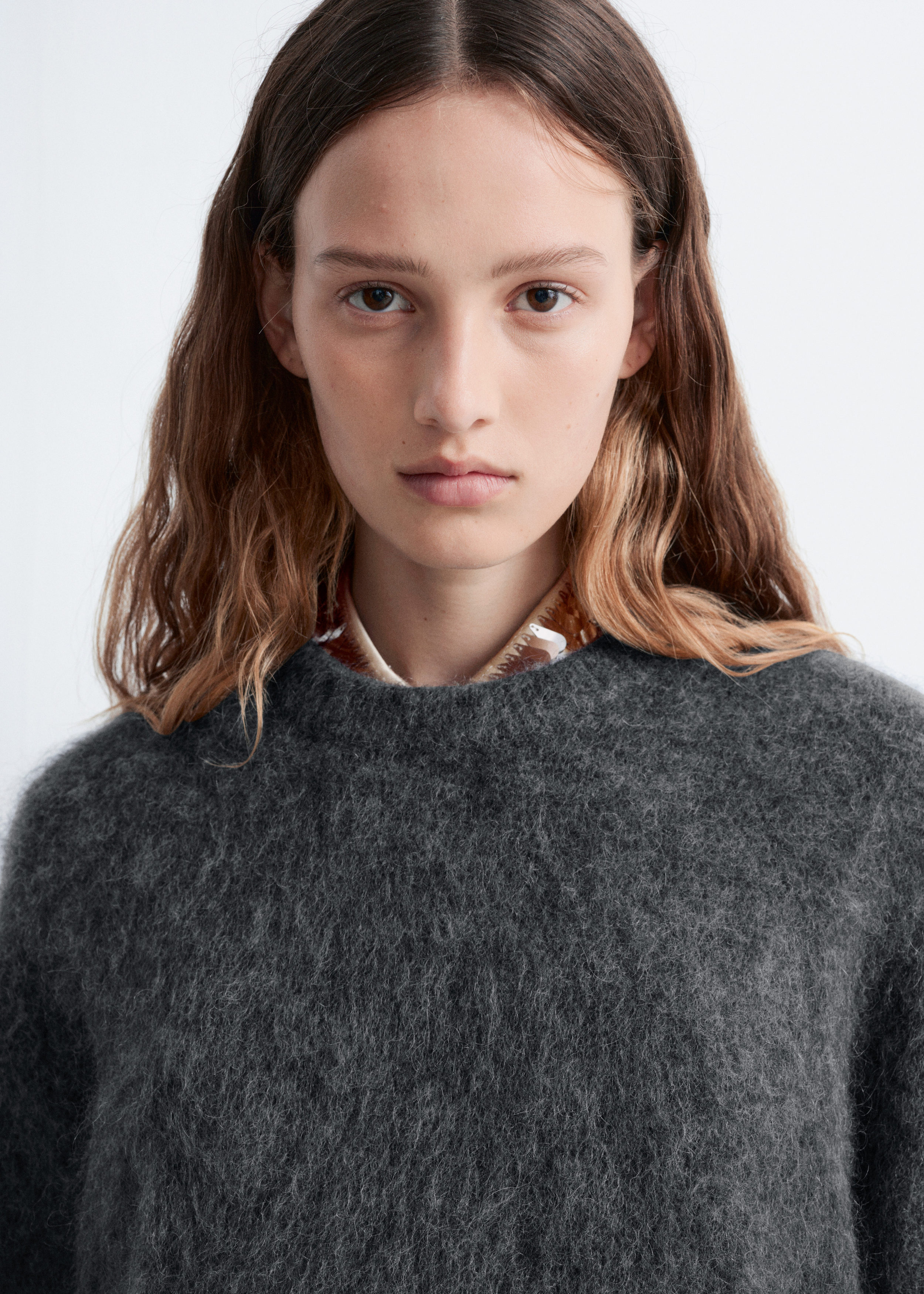 Mohair-Blend Jumper - Dark Grey - Sweaters - & Other Stories GB