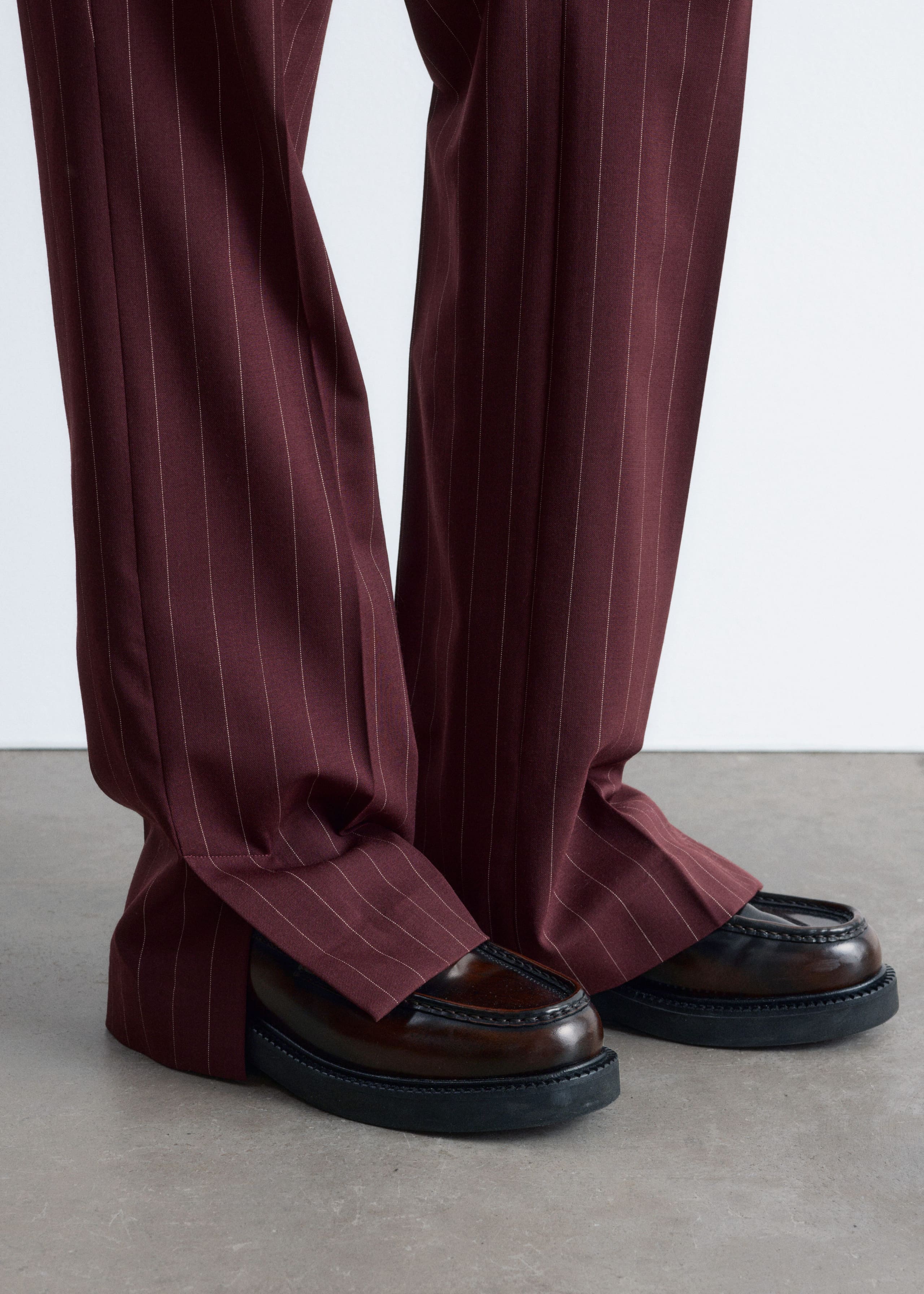 Image of Wool Press-Crease Trousers