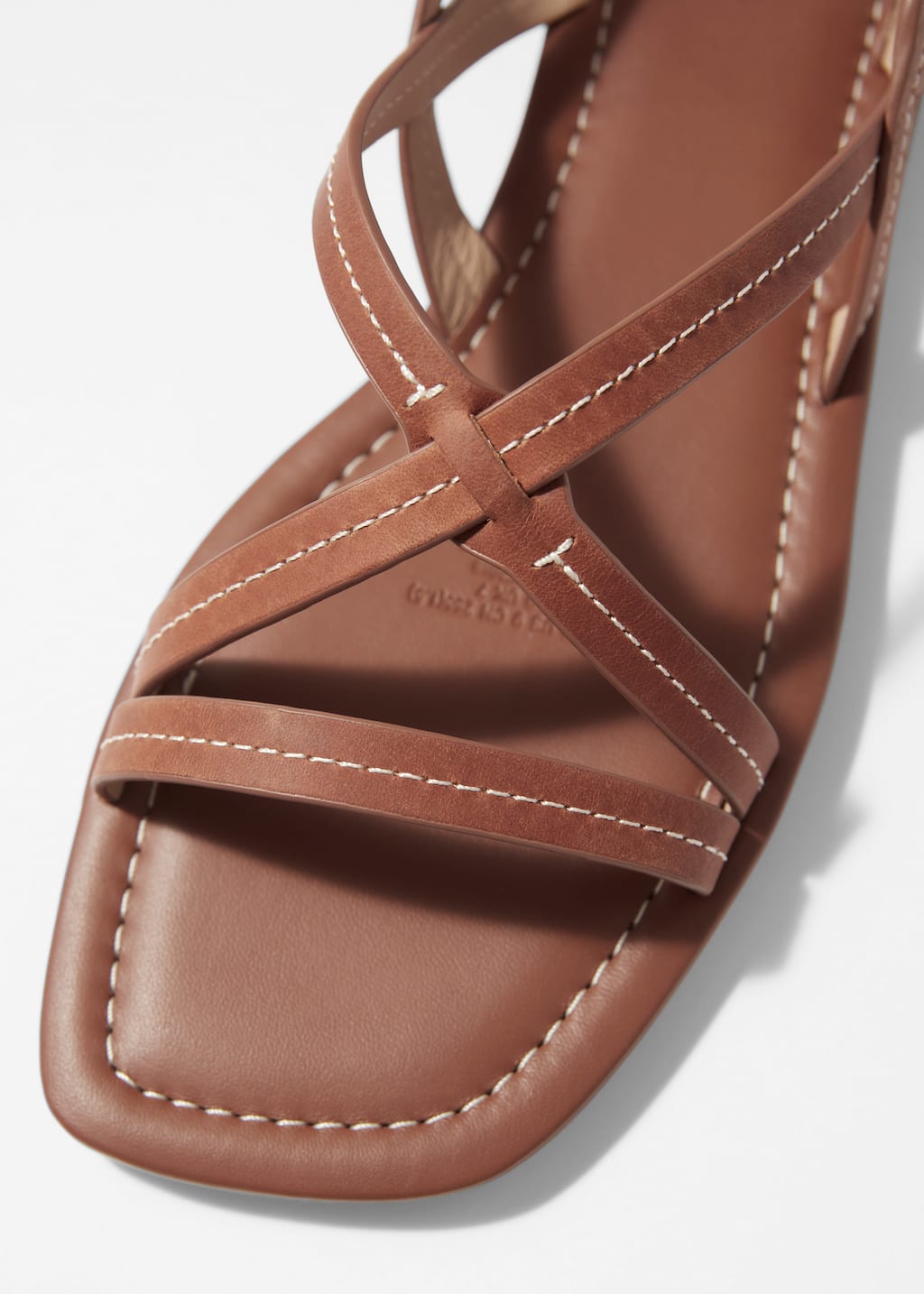 Strappy leather sandals - {{variantName}} - Descriptive Detail