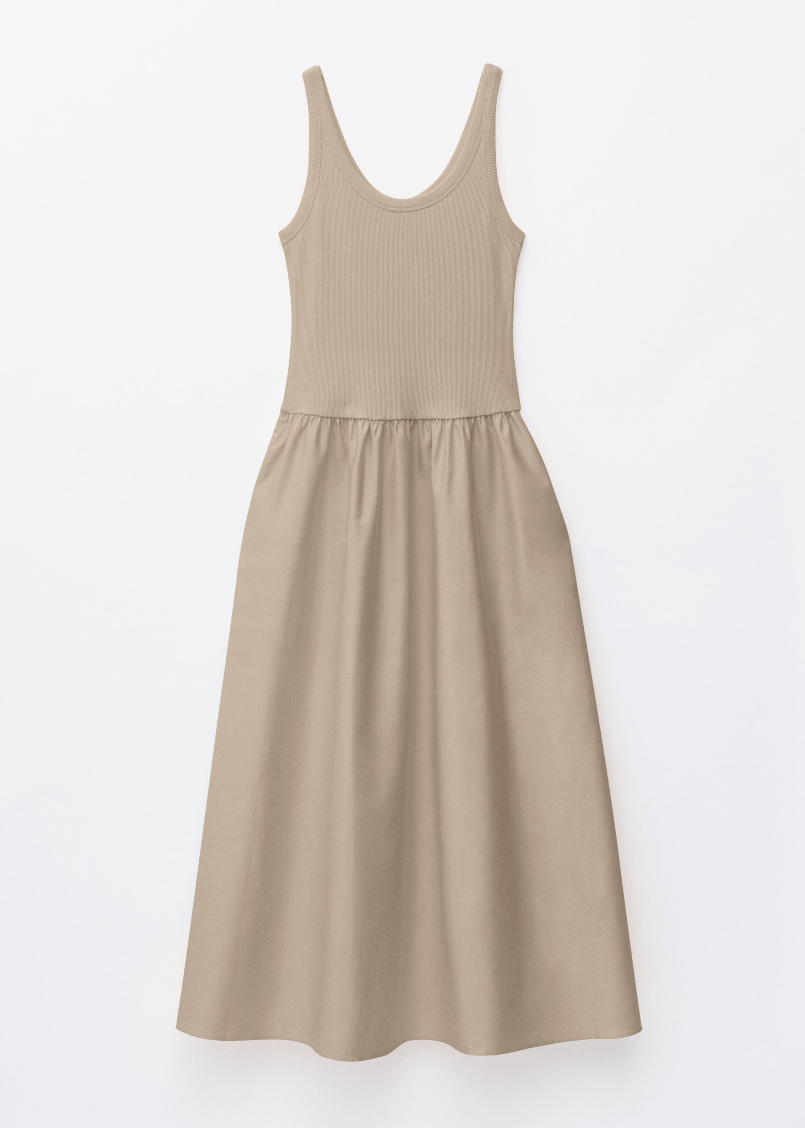 Tank Midi Dress - Beige - Still Life