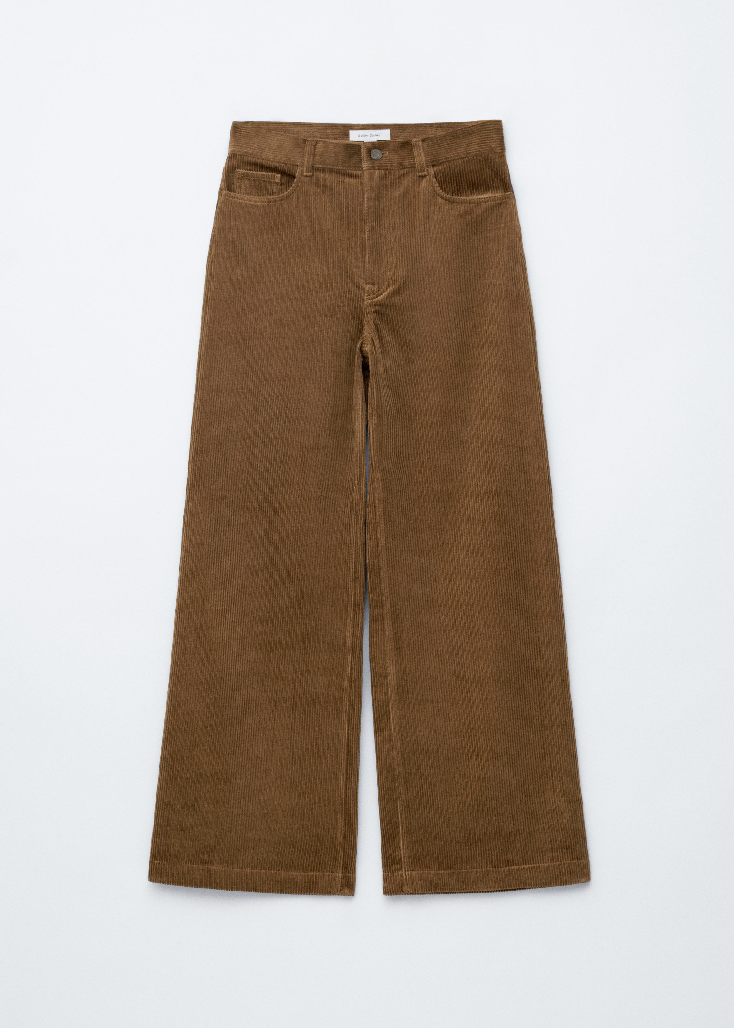 Wide-Leg Corduroy Trousers