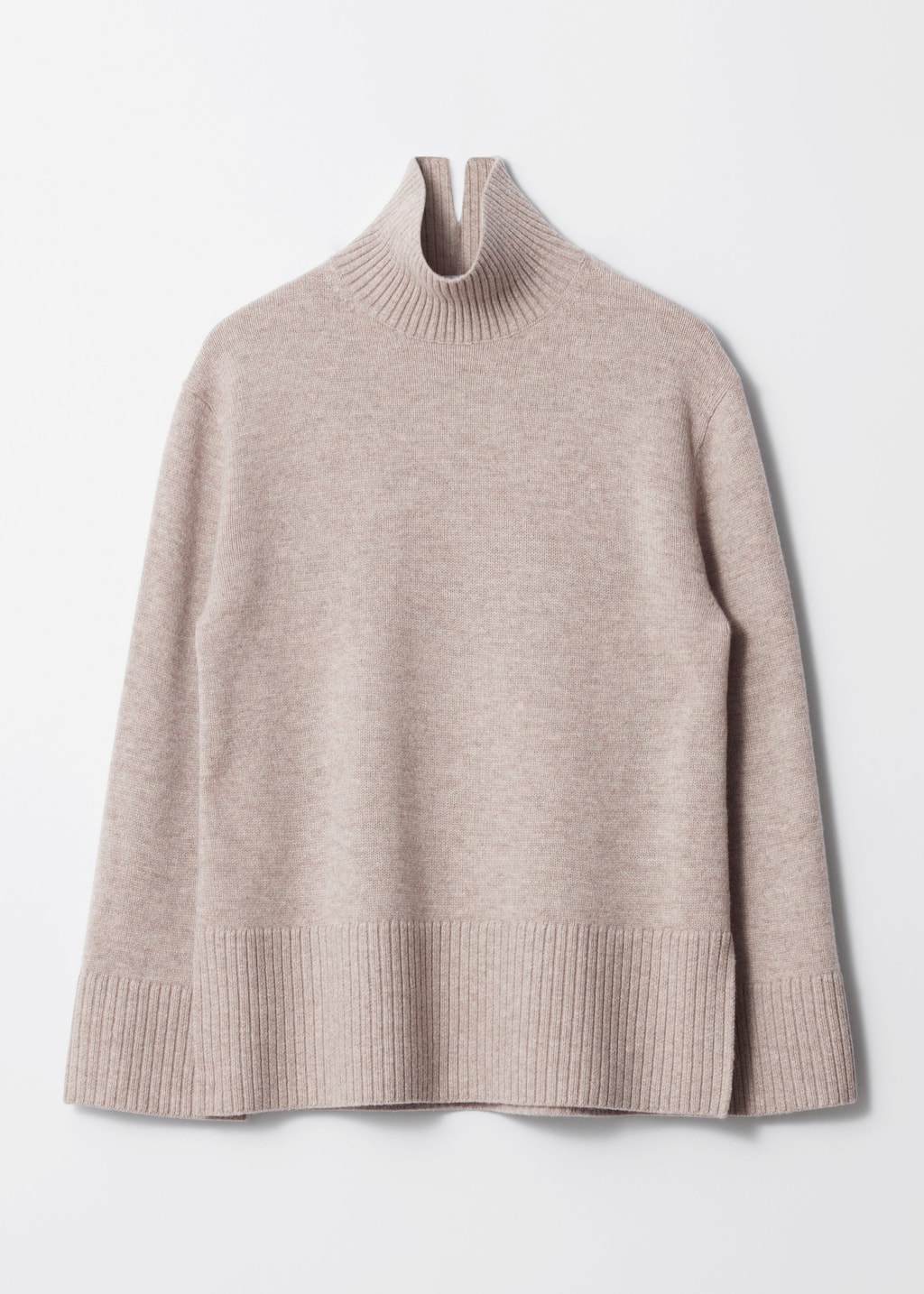 Image of Oversized Turtleneck Wool Jumper