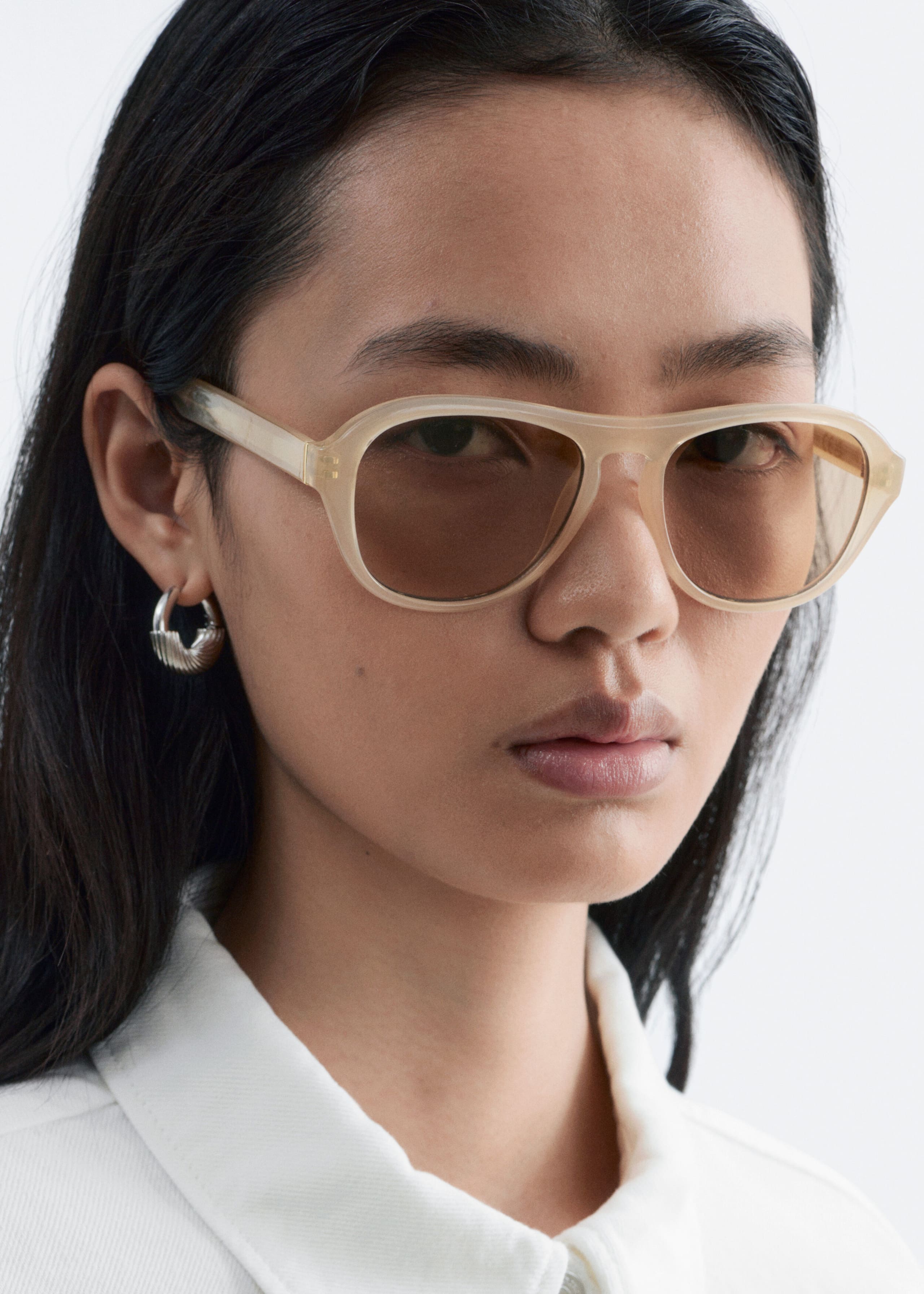 Image of Soft-Edge Square Sunglasses