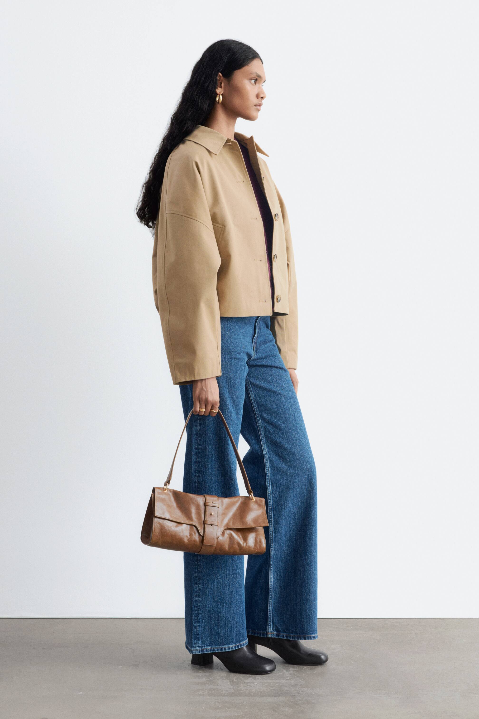Zobraziť väčší obrázok: Bunda v boxy strihu - Béžová - ŽENY | H&M SK 1
