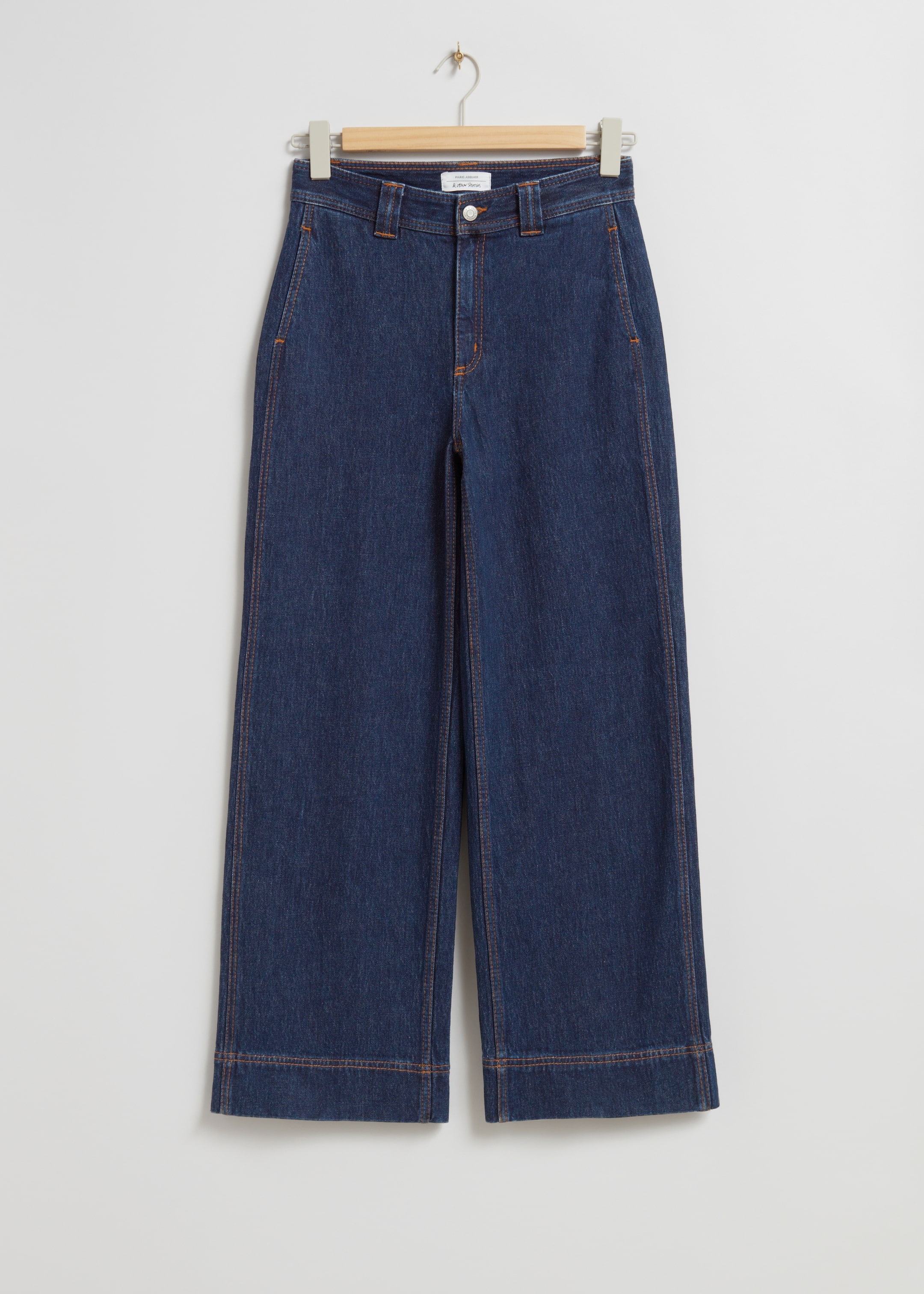 Ingrandisci l'immagine: Wide High-Waist Jeans - Dark Blue Wash - DONNA | H&M CH 1