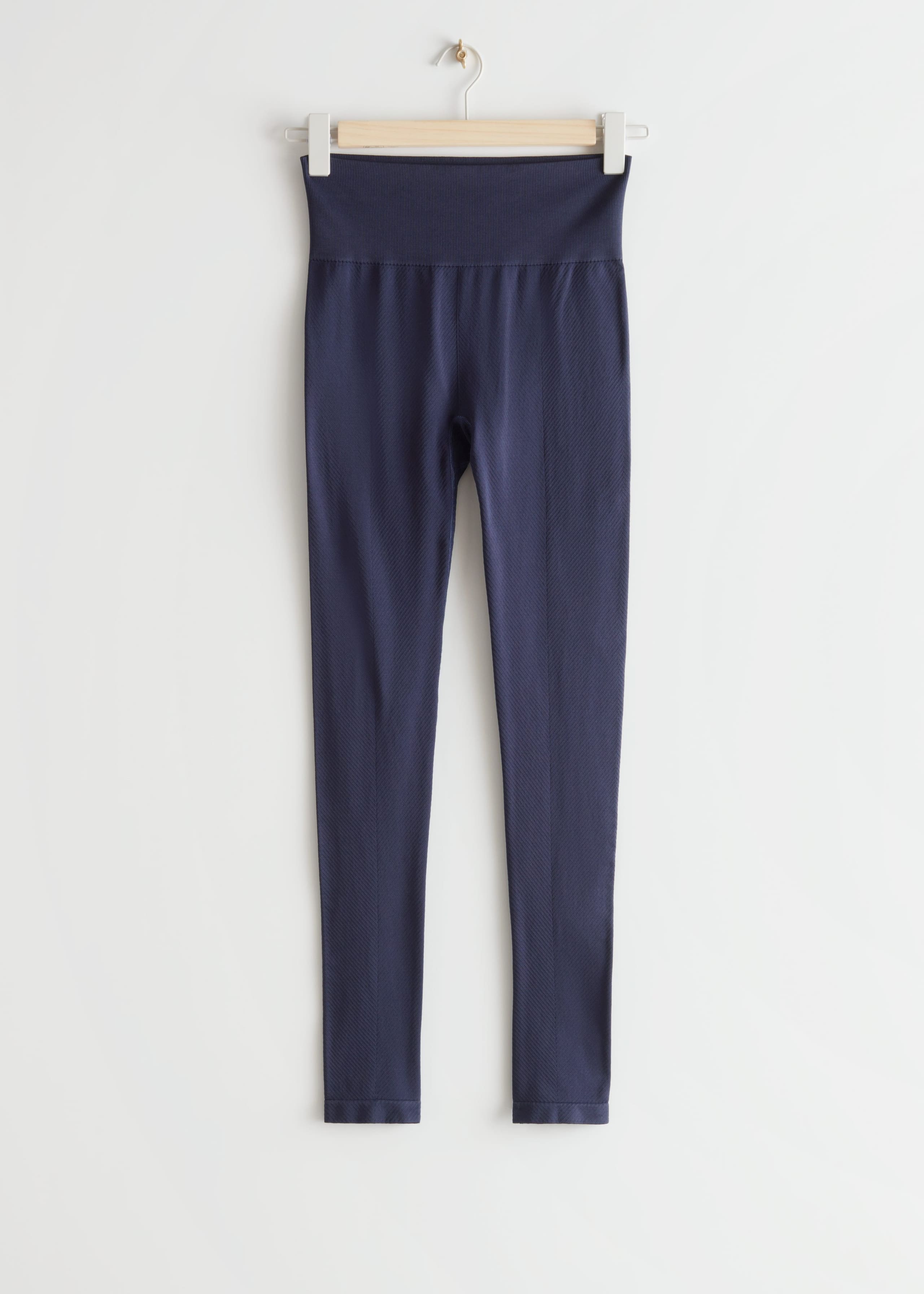Seamless Yoga Tights - Navy - Bodegón