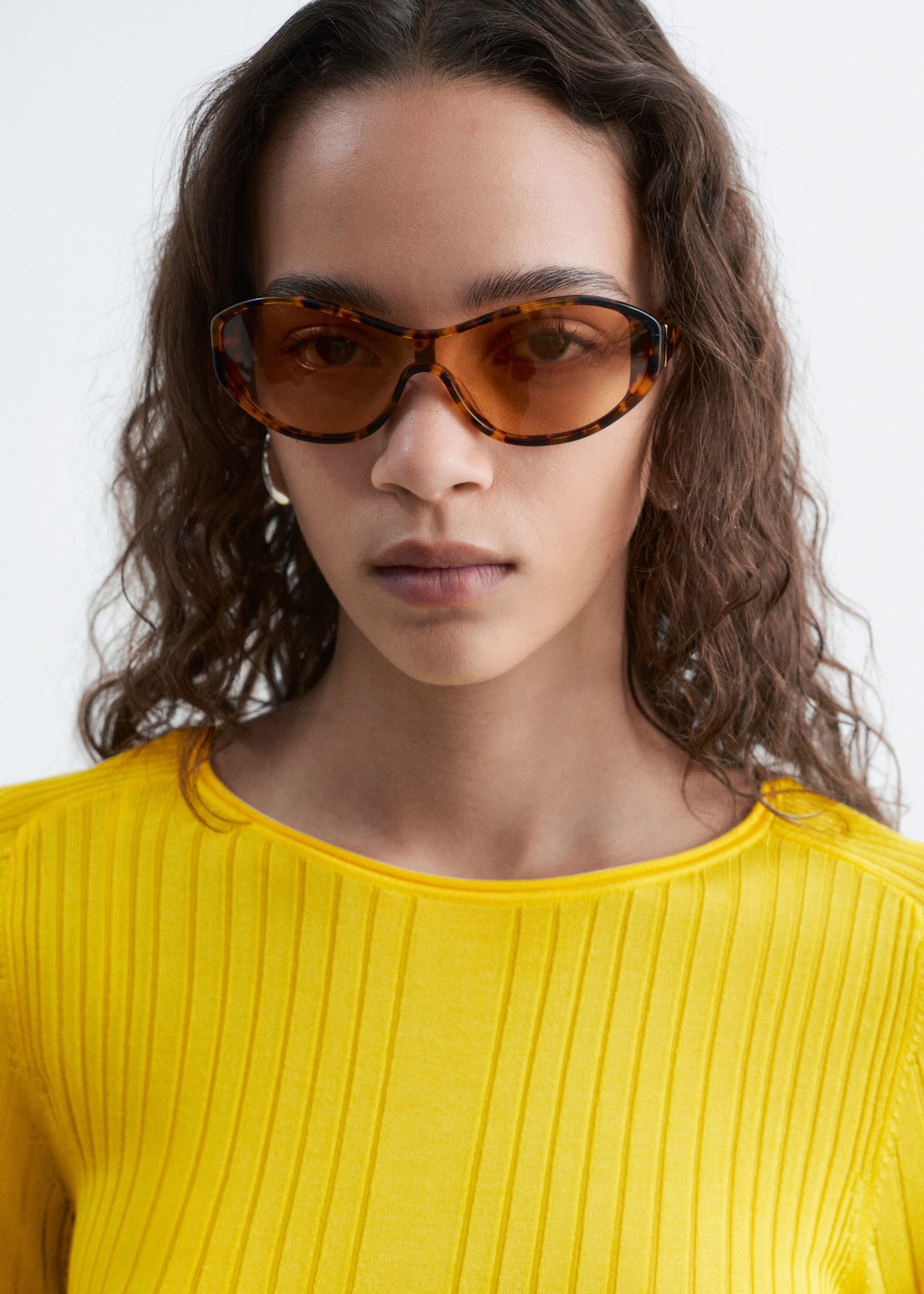 Ribbed Top - Yellow - Lookbook
