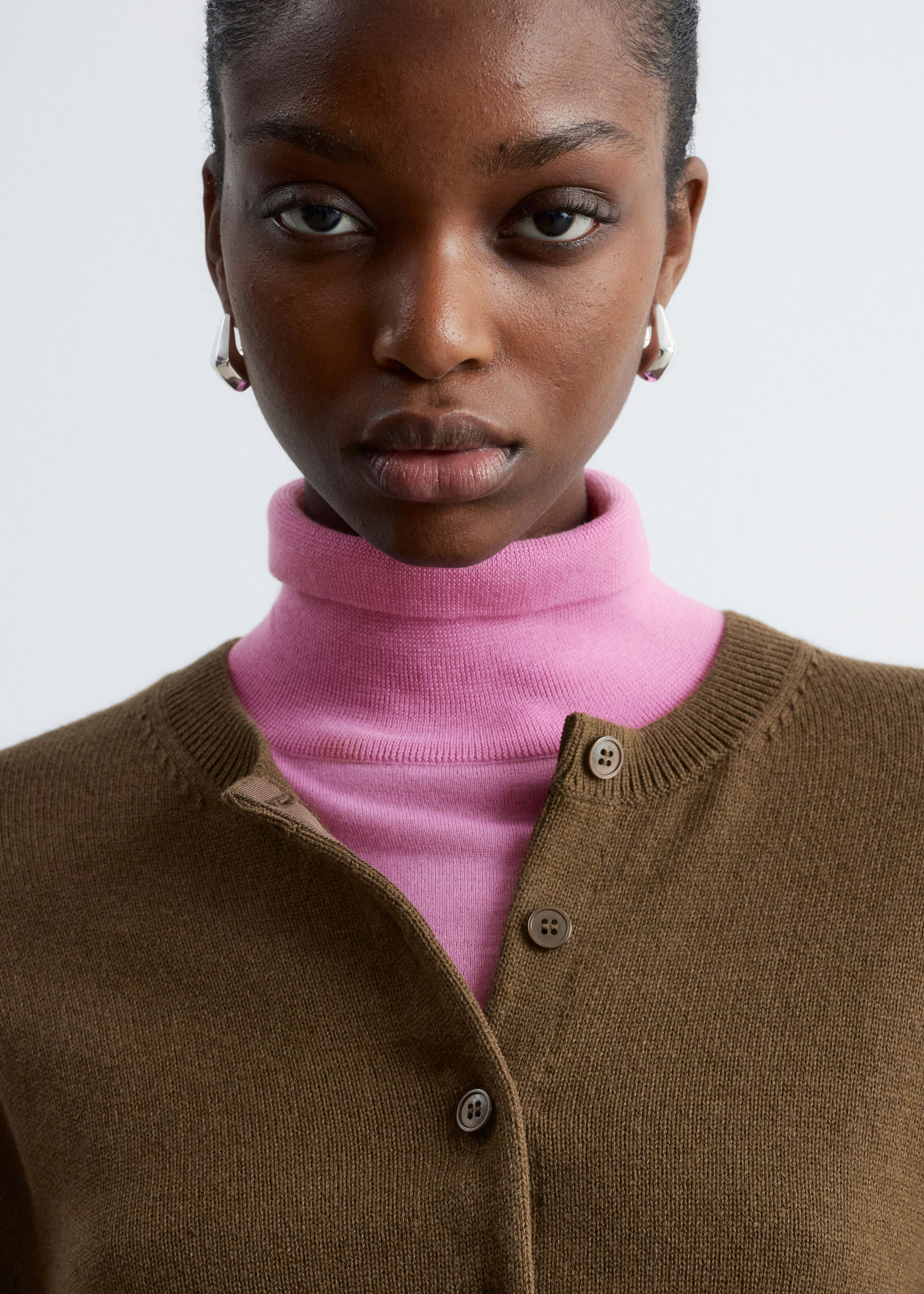 Image of Wool-Blend Cardigan
