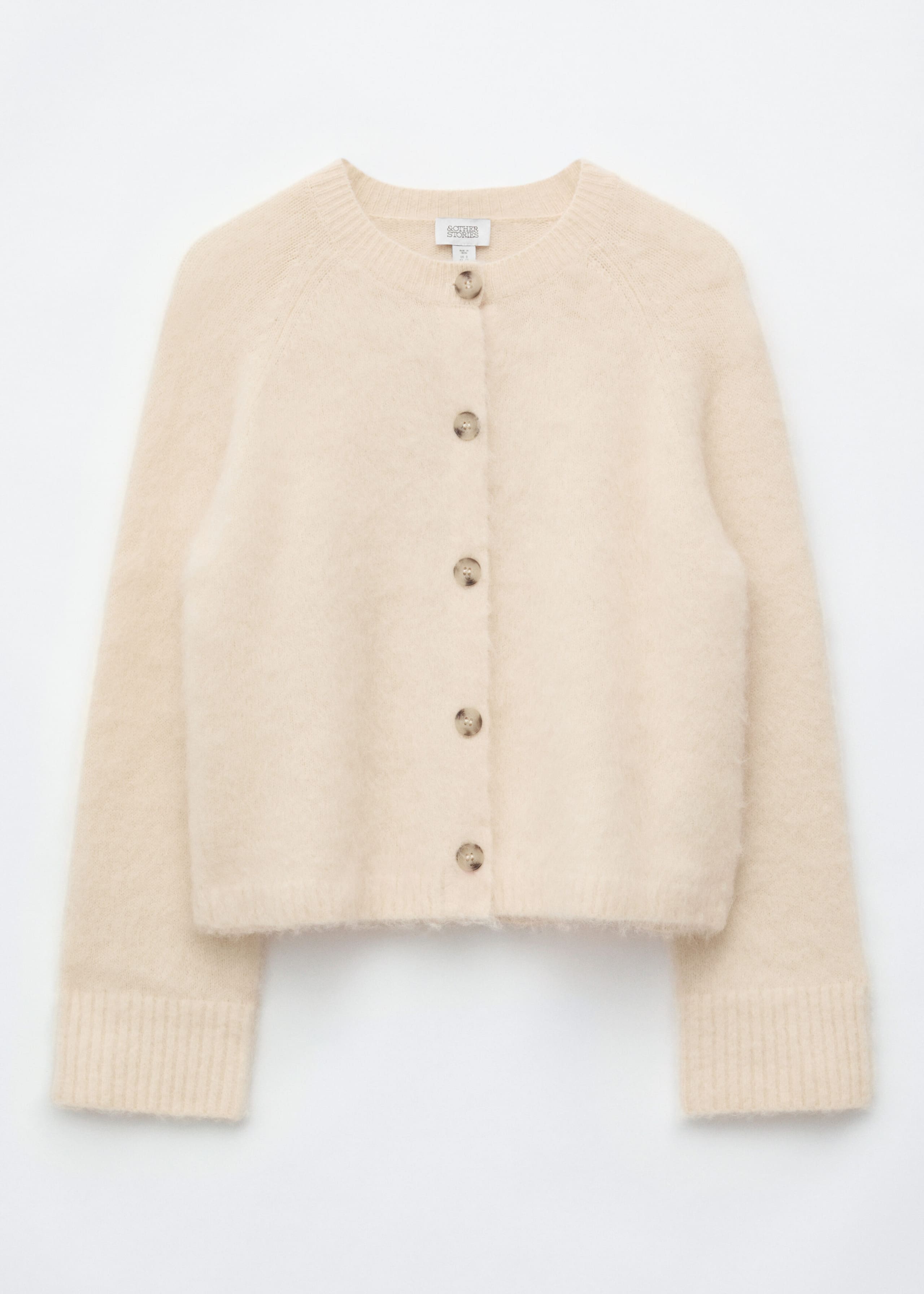 Mohair Blend Cardigan - Dark Grey - Still Life